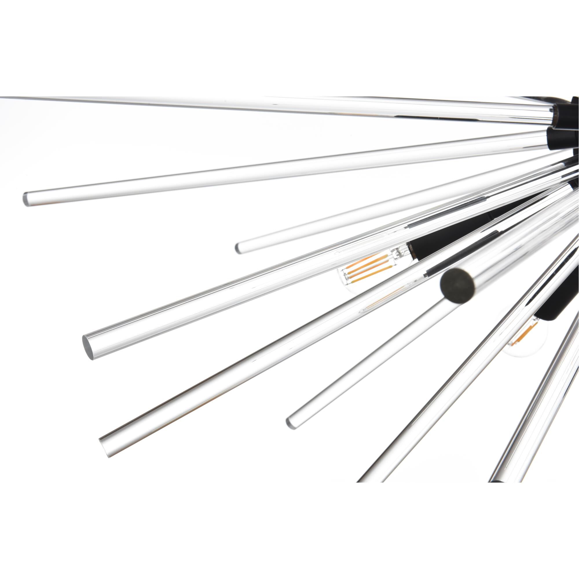 Shown in Black finish and Clear Royal Cut crystal