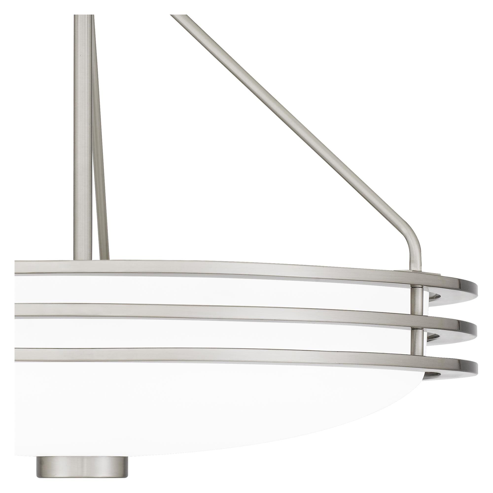 Emile 20 Inch 4 Light Semi Flush Mount by Quoizel