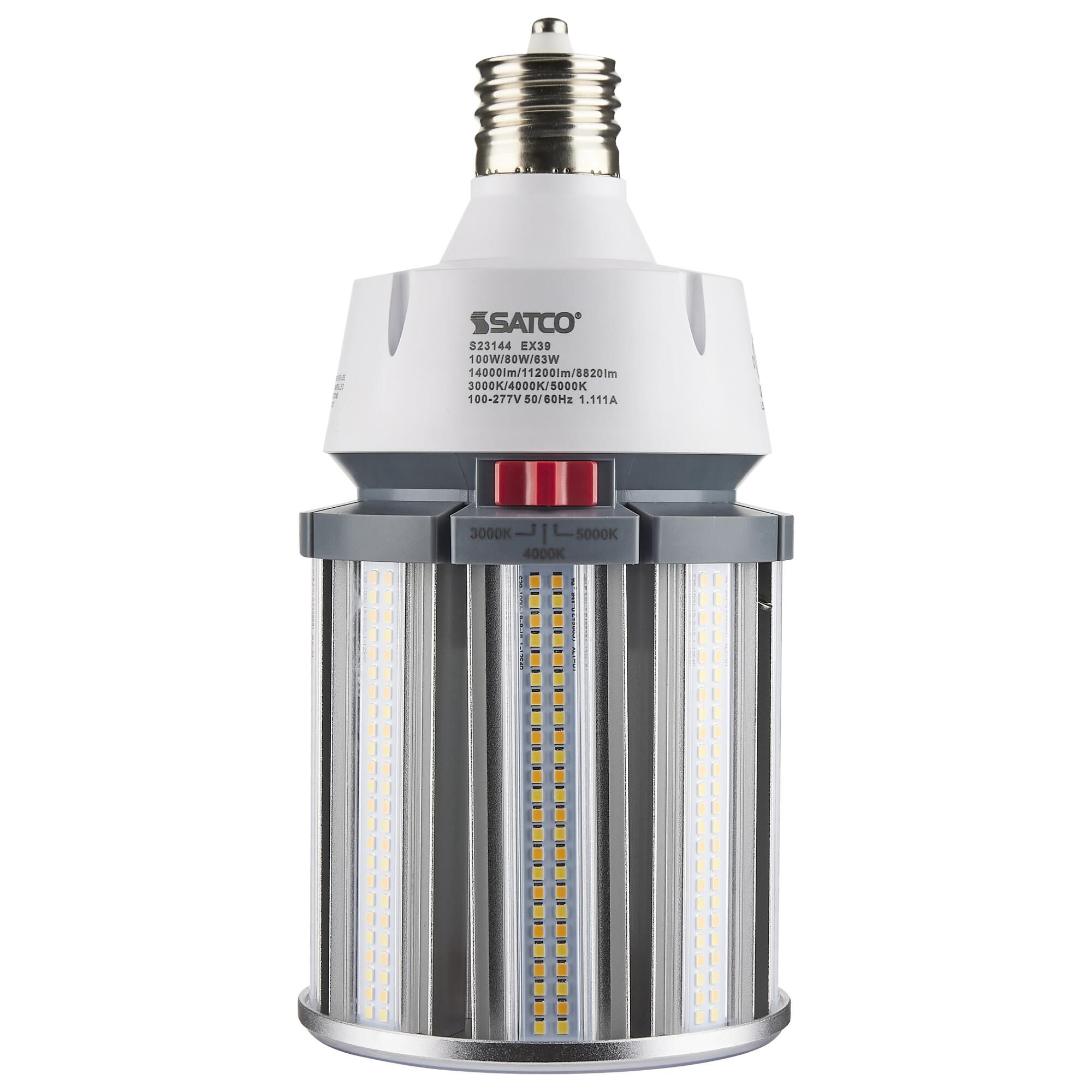 Dimmable 100 Watt 3000-4000-5000K LED Light Bulb by Satco