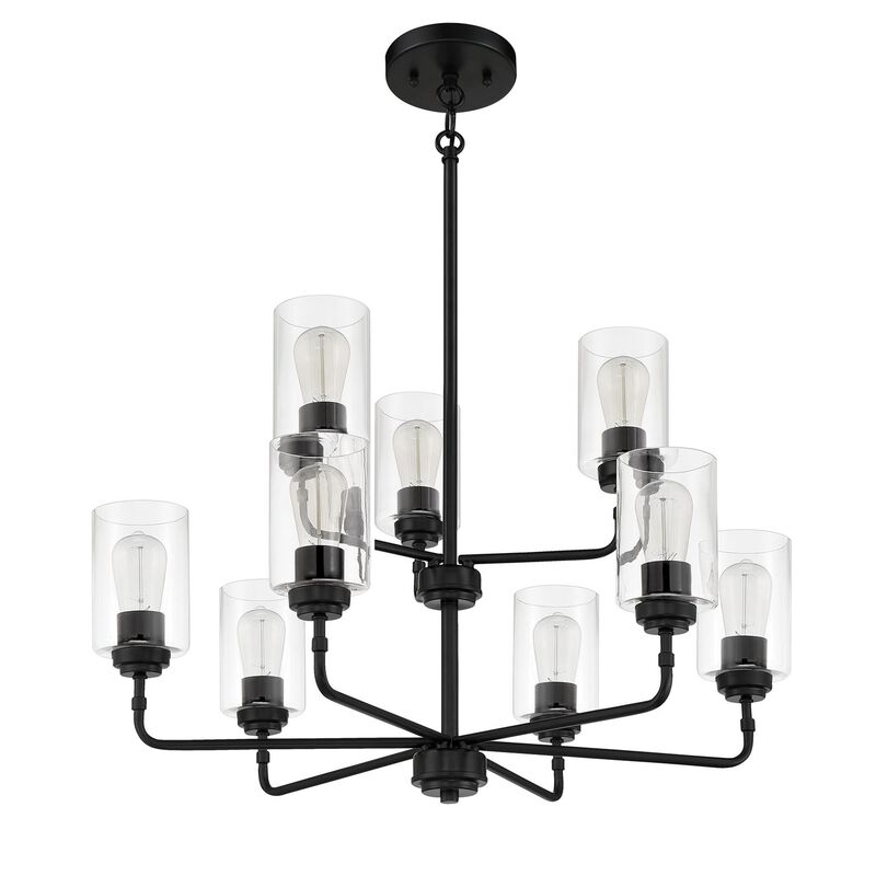 Stowe 30 Inch 9 Light Chandelier by Craftmade