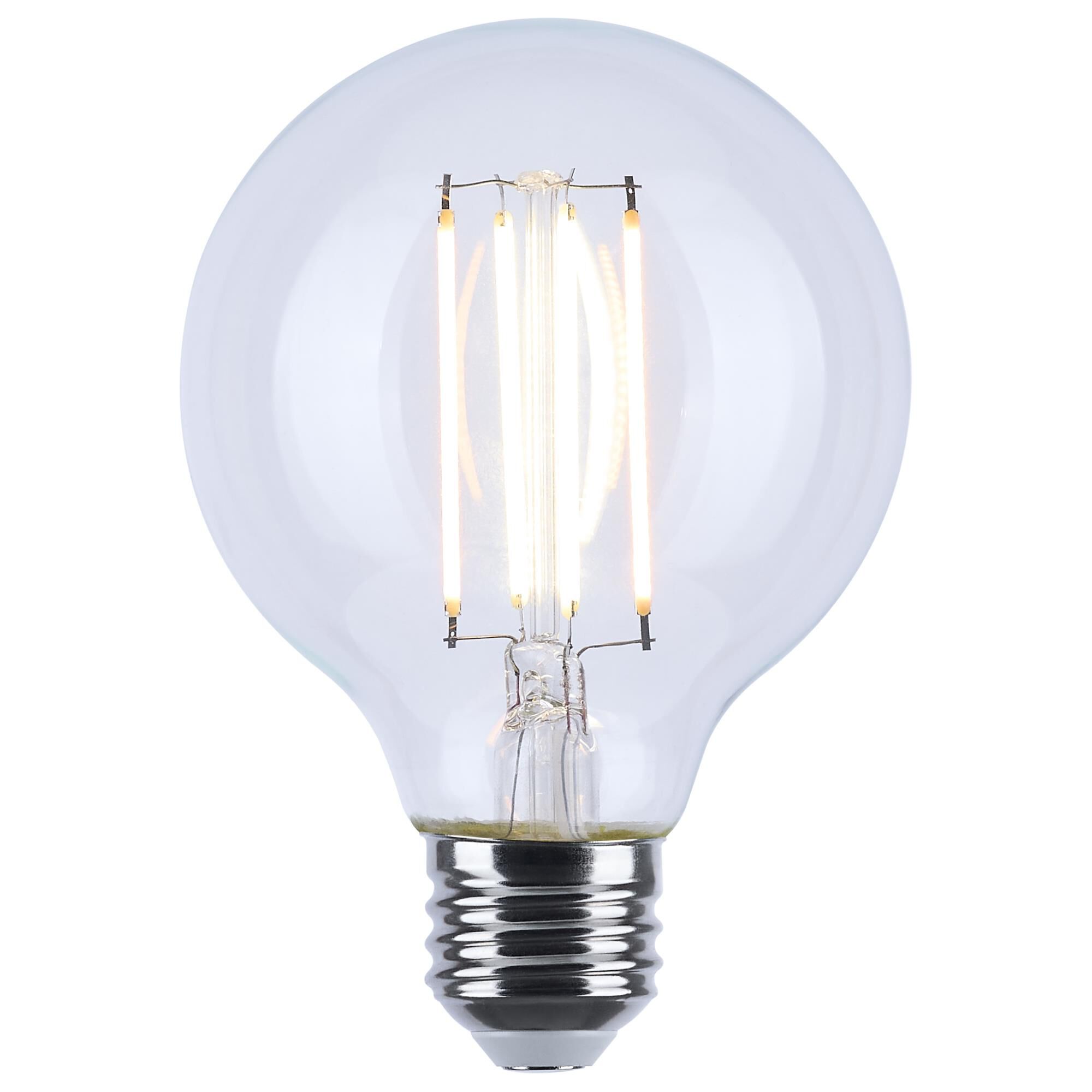 Dimmable 8 Watt 3000K G25 LED Light Bulb by Satco