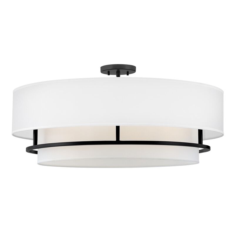 Graham 30 Inch 4 Light Semi Flush Mount by Hinkley