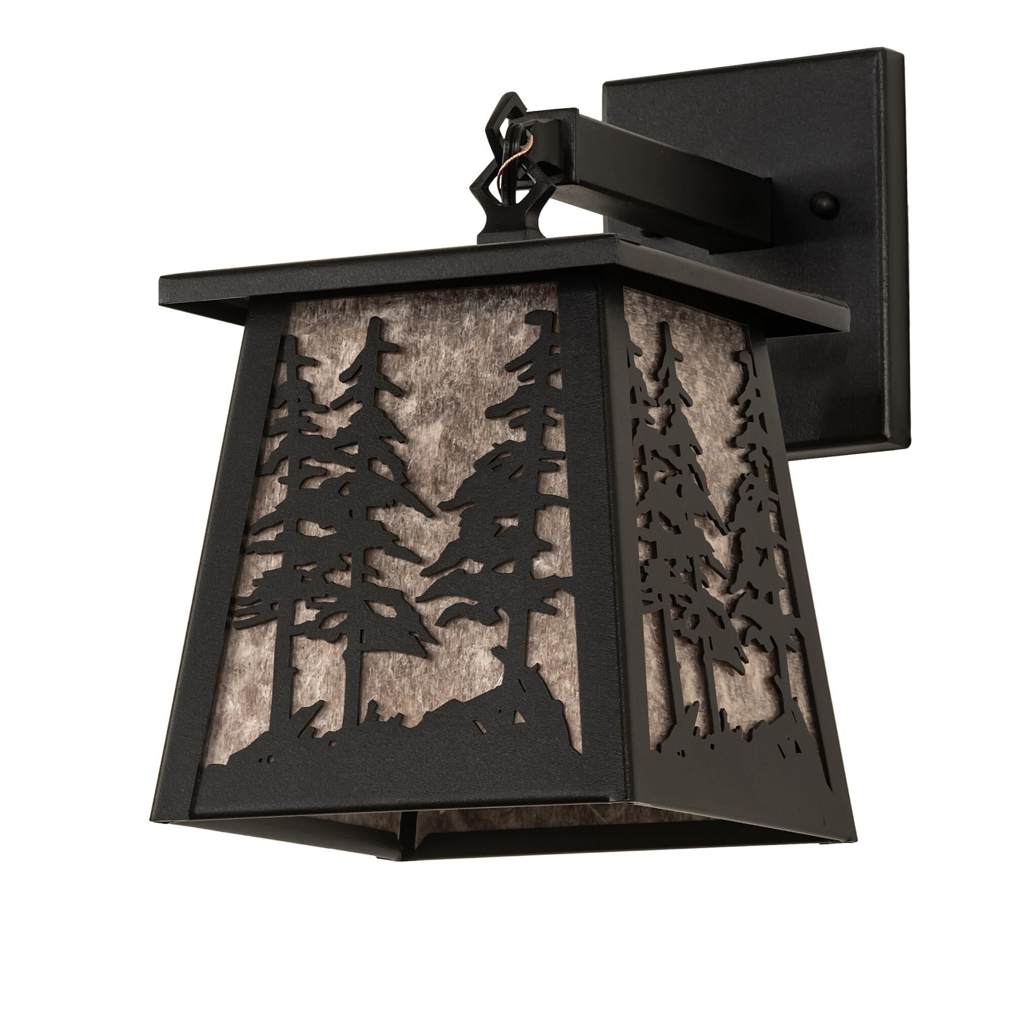 Meyda Lighting Tall Pines 12 Inch Tall Outdoor Wall Light