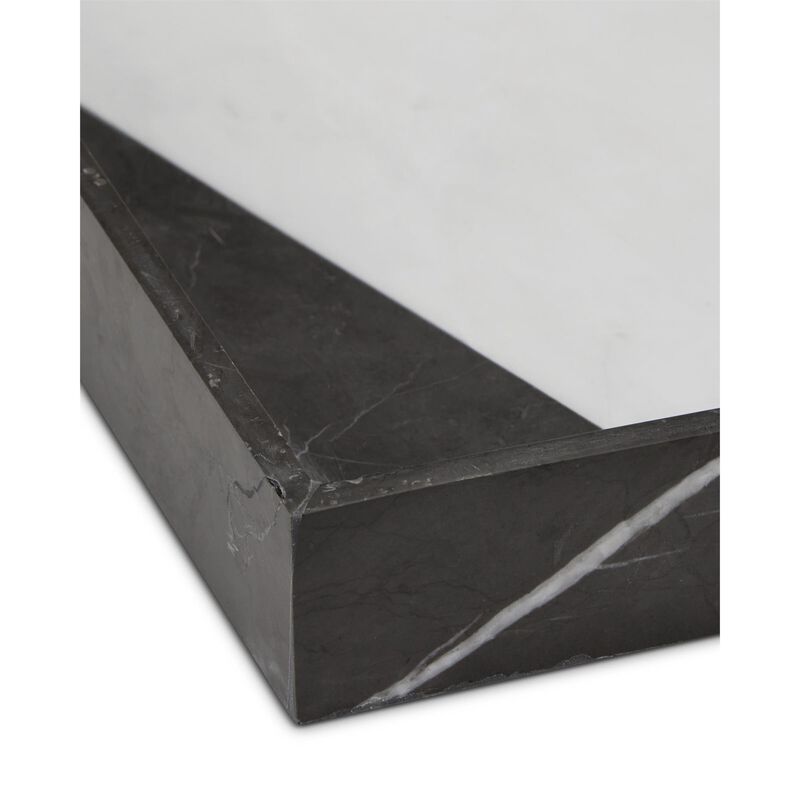 Sena Marble Tray Tray by Currey and Company