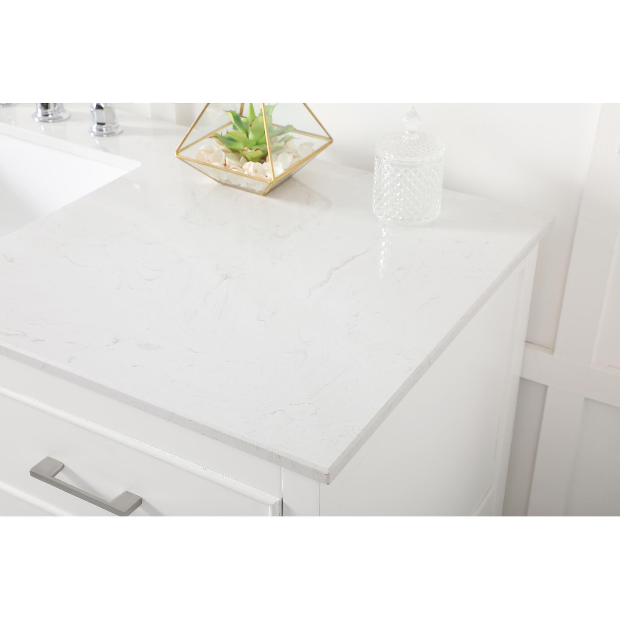 Shown in White finish