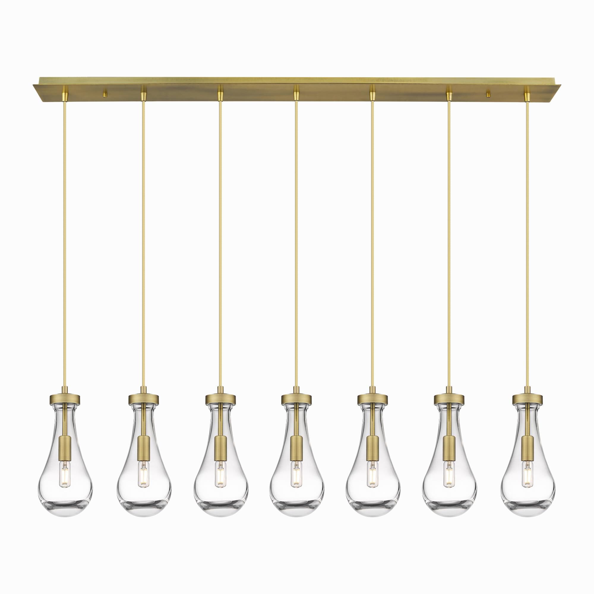Bruno Marashlian Owego 48 Inch 7 Light Linear Suspension Light by Innovations Lighting