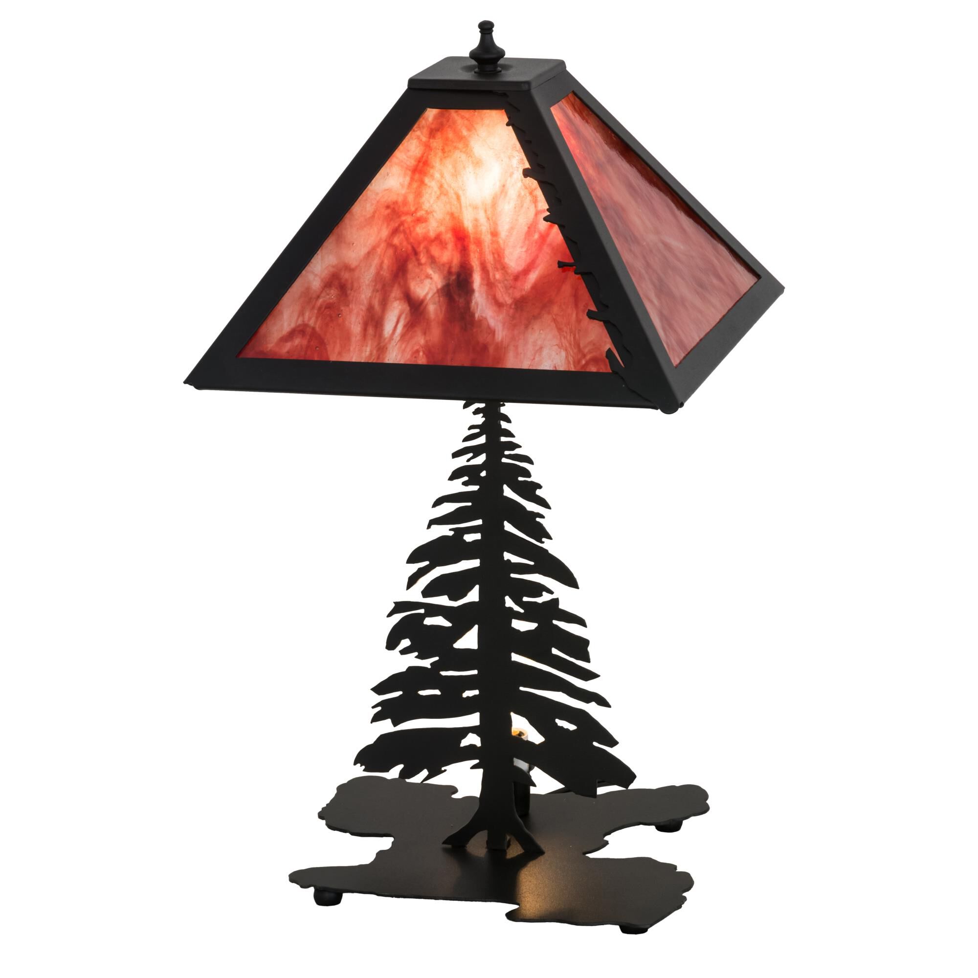 Leafs Edge Tall Pines 21 Inch Table Lamp by Meyda Lighting