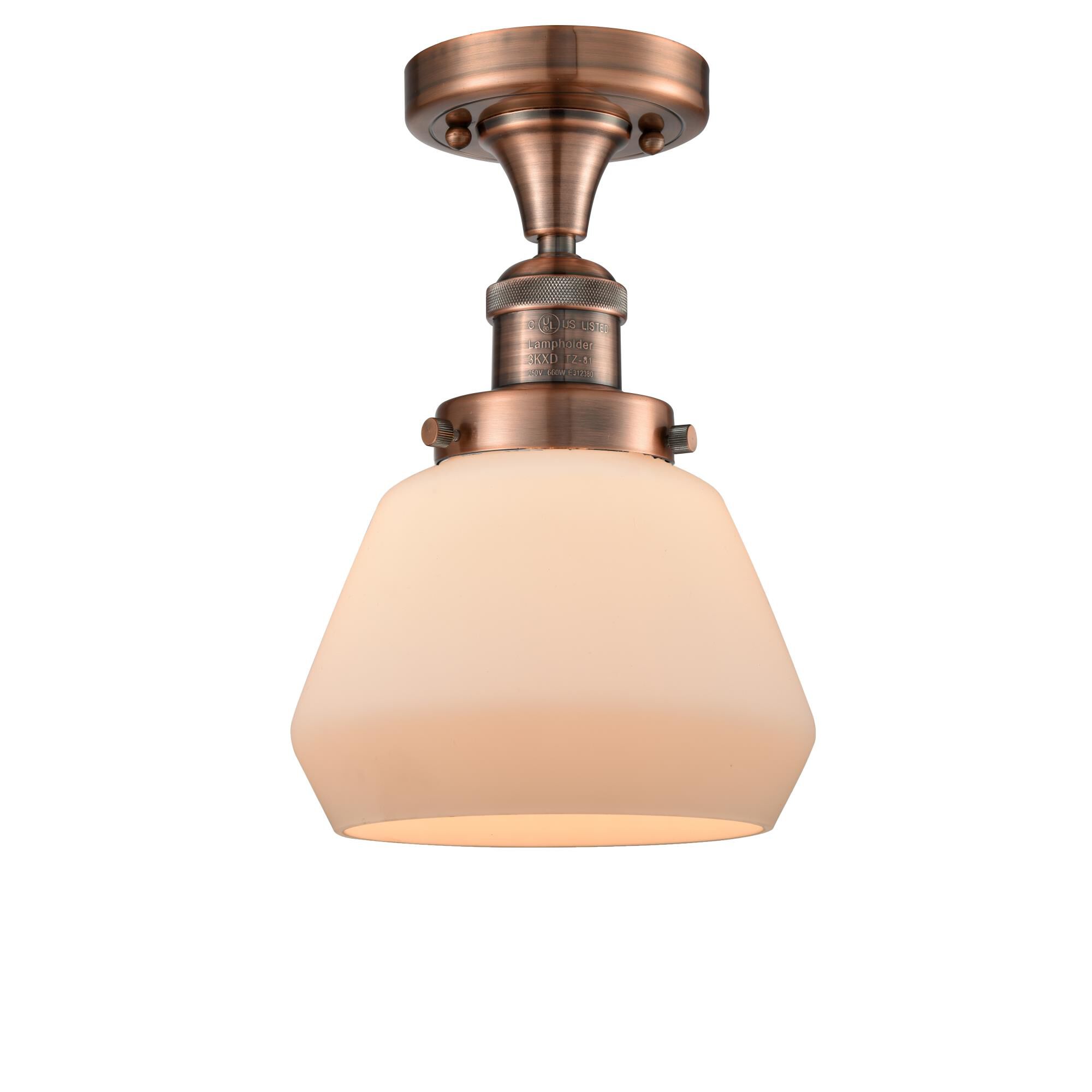 Bruno Marashlian Fulton 6 Inch 1 Light Semi Flush Mount by Innovations Lighting