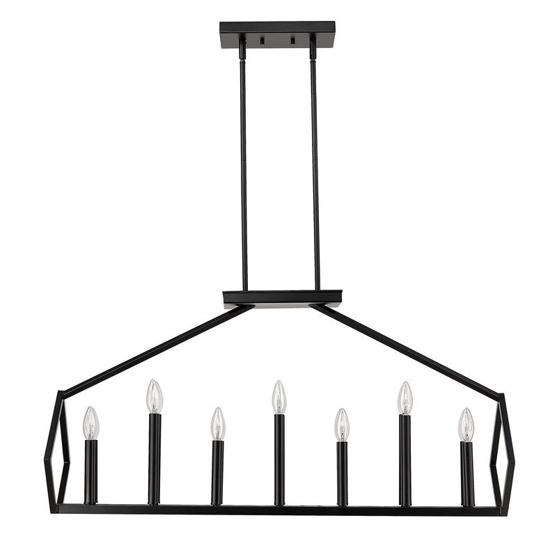 Luca 40 Inch 14 Light Linear Suspension Light by Acclaim Lighting