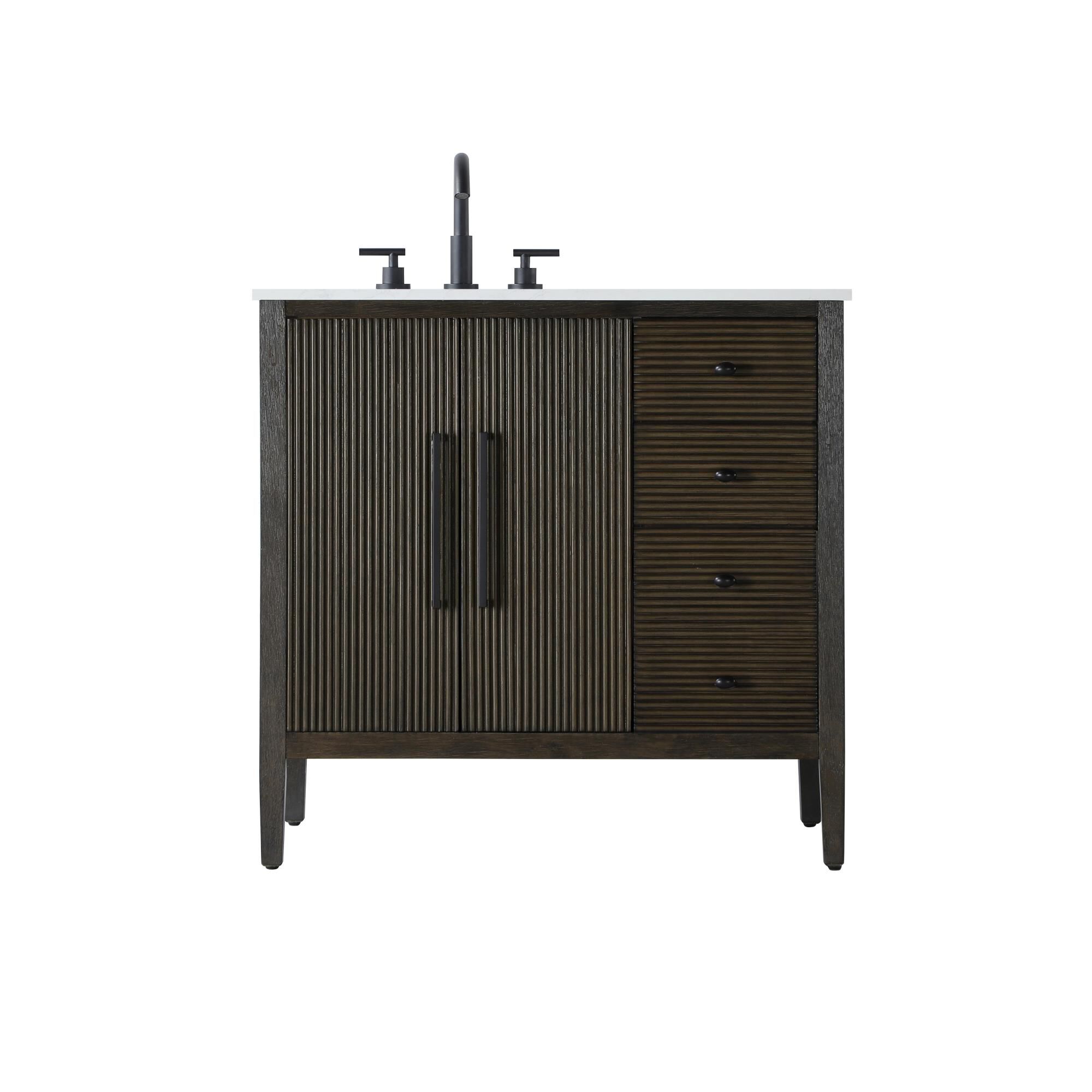 Shown in Chocolate Oak finish