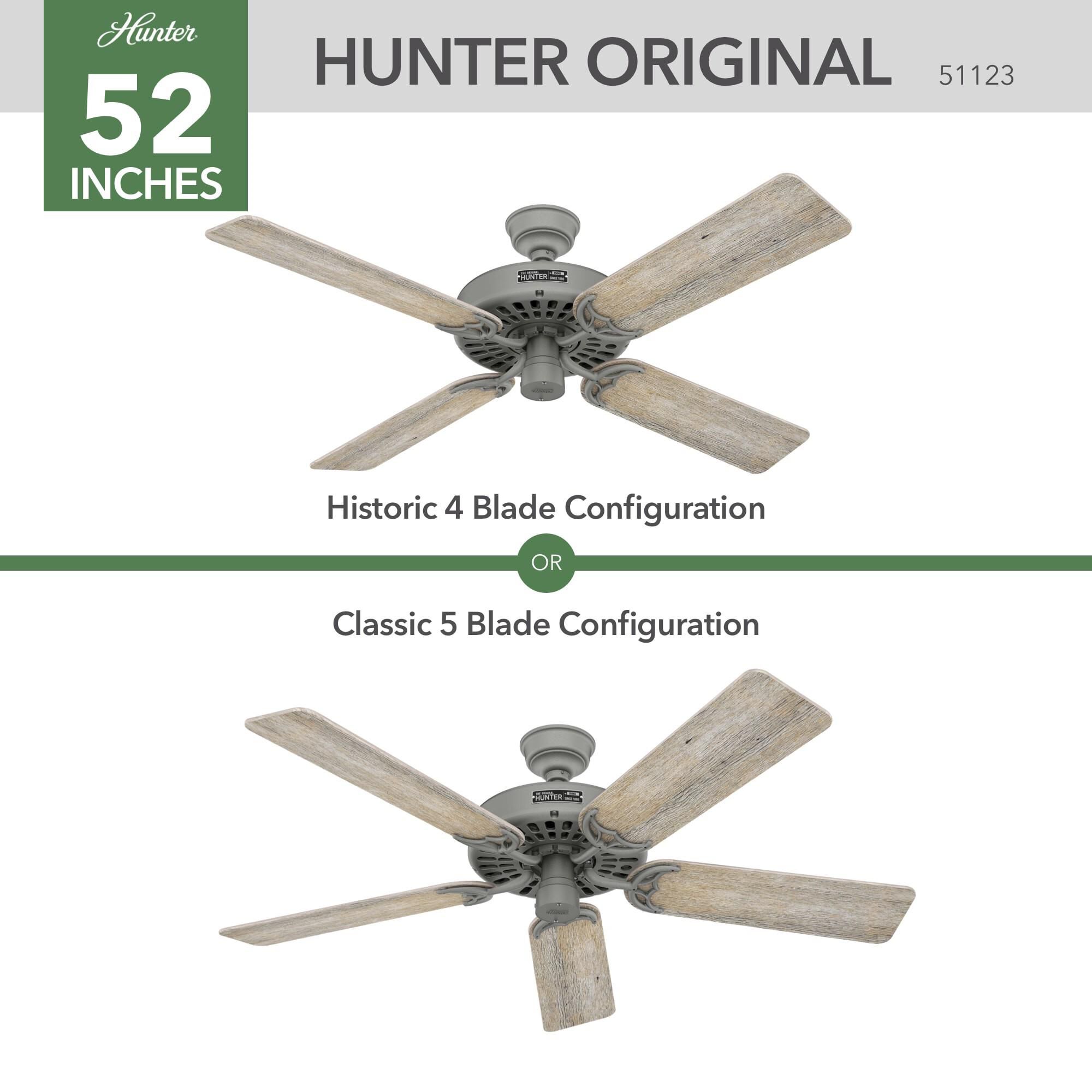 Hunter Original 52 Inch Ceiling Fan by Hunter Fan