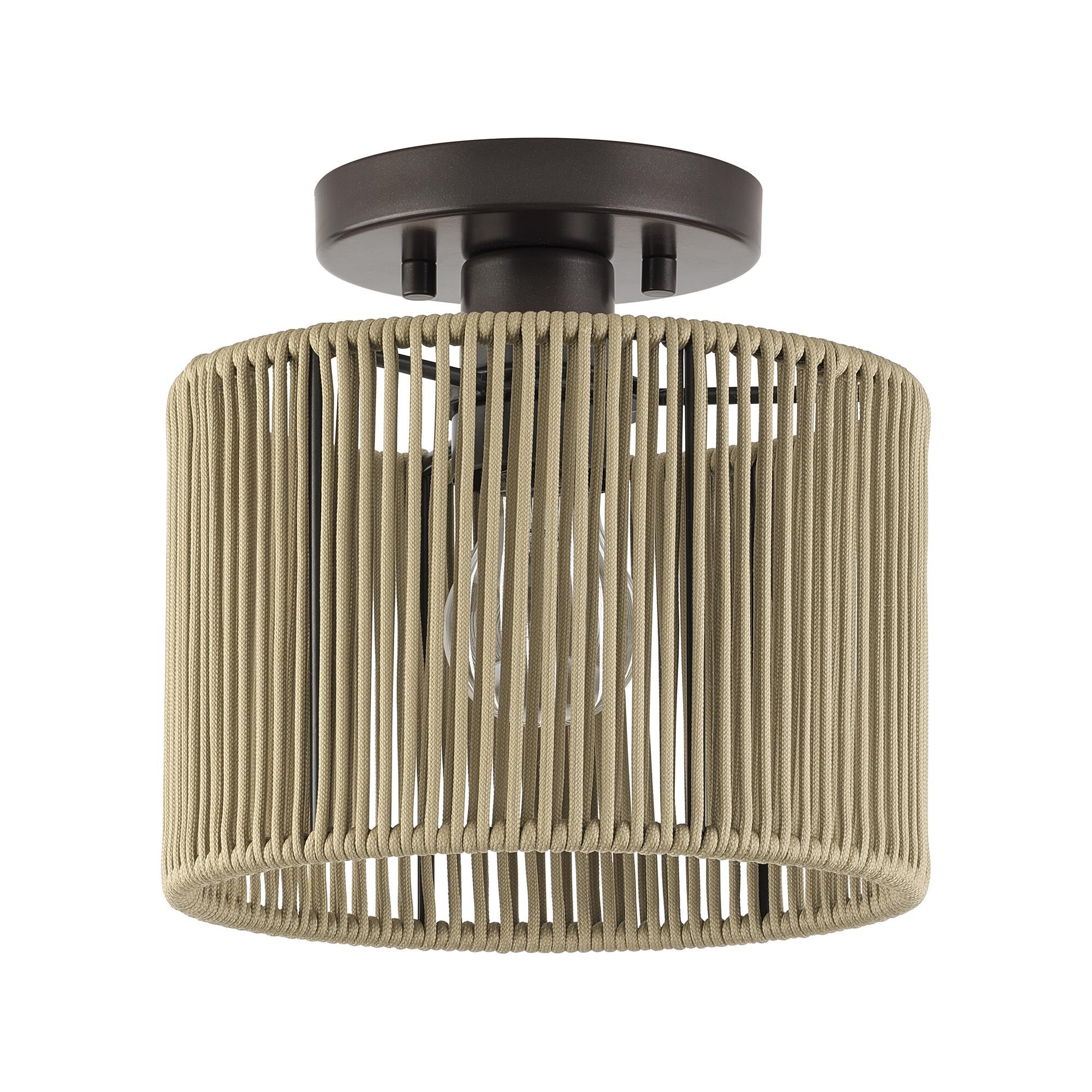 Acordia 9 Inch Semi Flush Mount by Livex Lighting