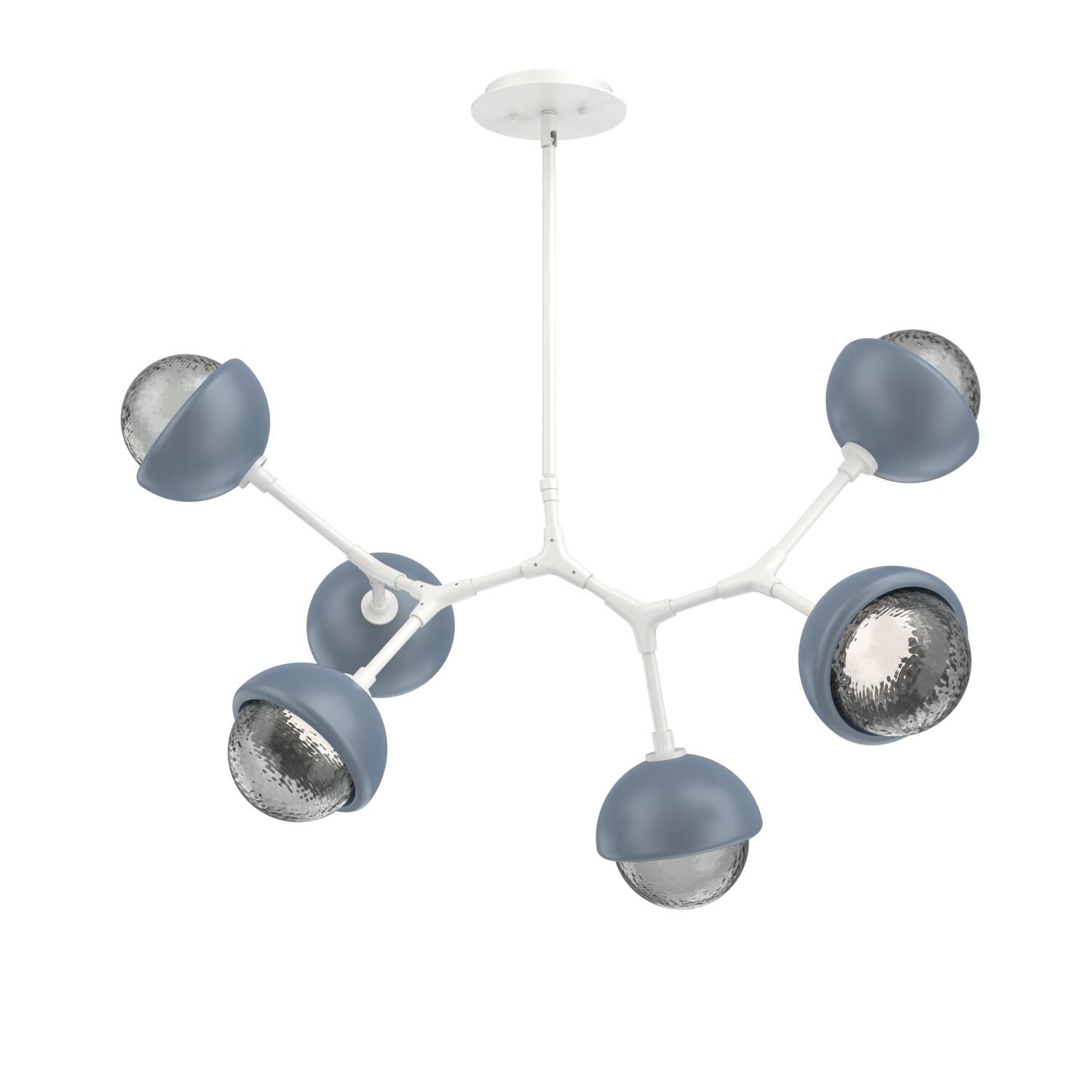 Levi Wilson Cabochon 31 Inch Linear Suspension Light by Hammerton Studio