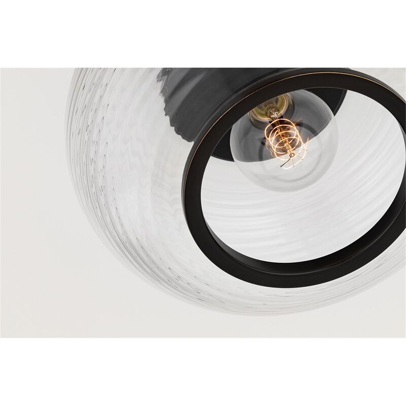 Maggie 13 Inch Semi Flush Mount by Mitzi