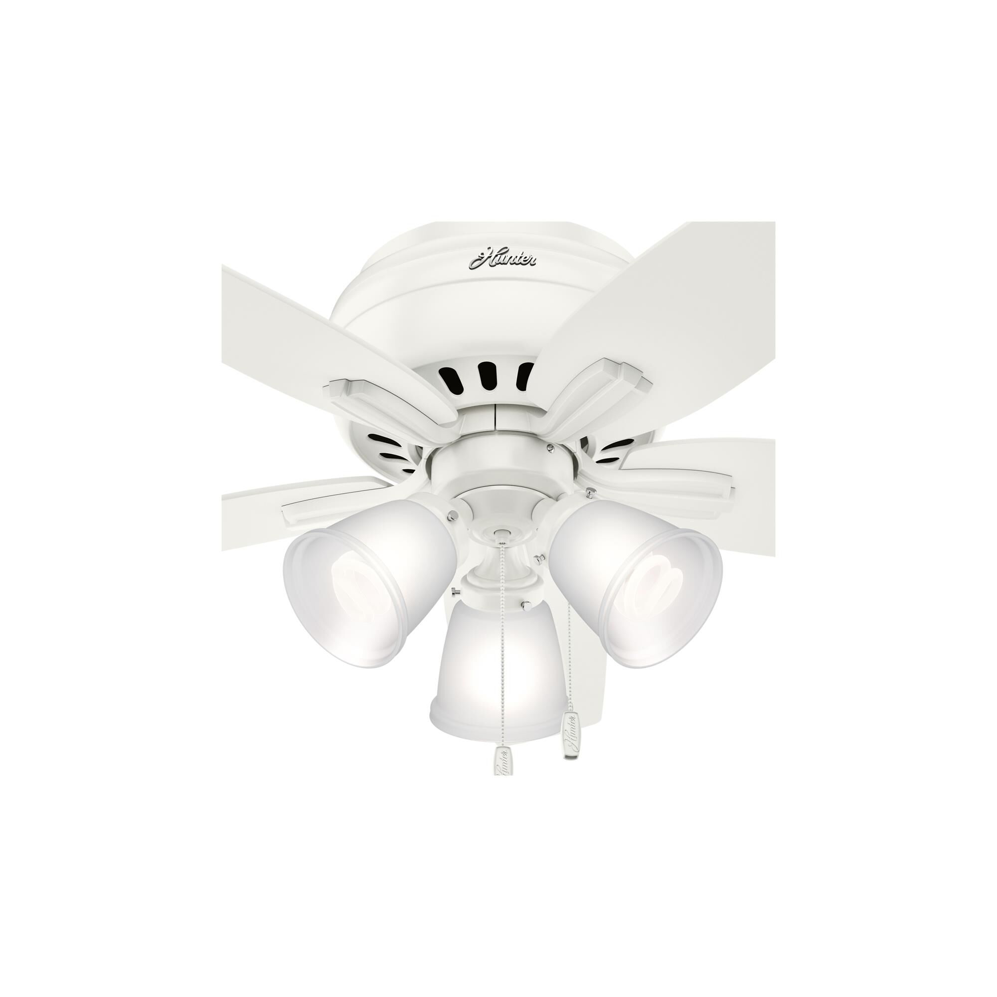 Shown in White finish and Frosted glass