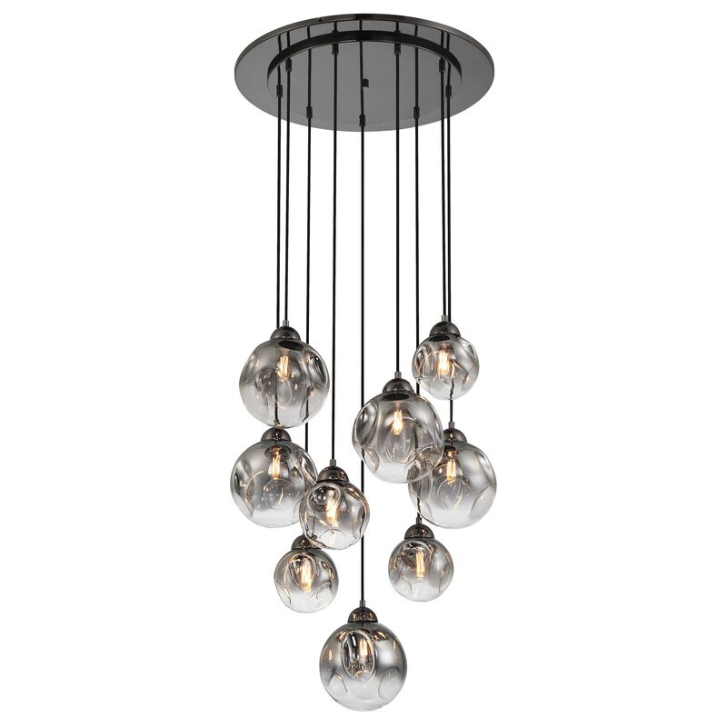 Neveh 24 Inch 9 Light Multi Light Pendant by Metropolitan Lighting - Clearance