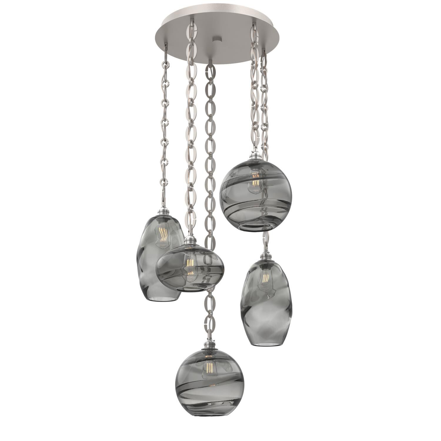 Levi Wilson Misto 23 Inch Multi Light Pendant by Hammerton Studio