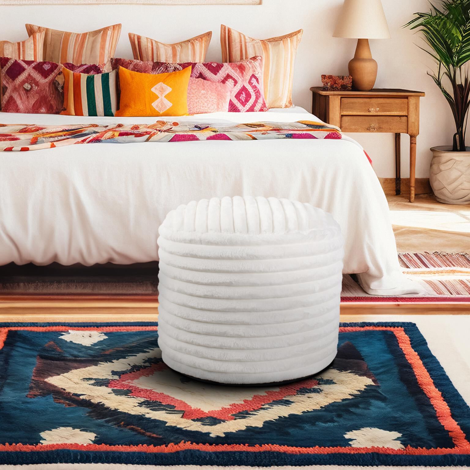 The Shar Pei Pouf Ottoman by Howard Elliott Collection