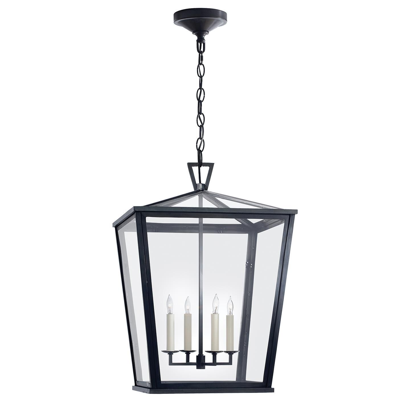 Chapman & Myers Darlana 24 Inch Tall 4 Light Outdoor Hanging Lantern by Visual Comfort Signature Collection