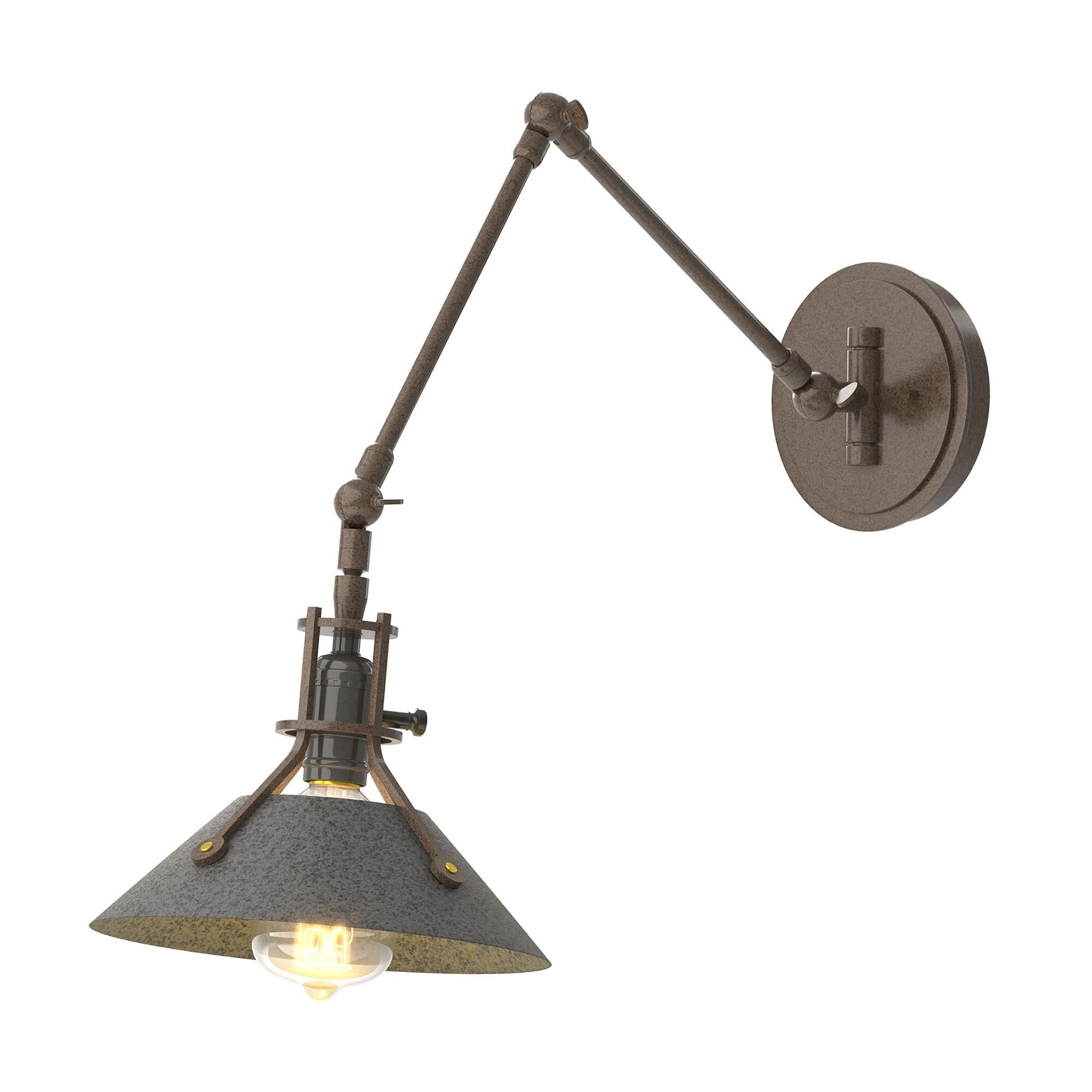 Shown in Bronze finish and Natural Iron accent
