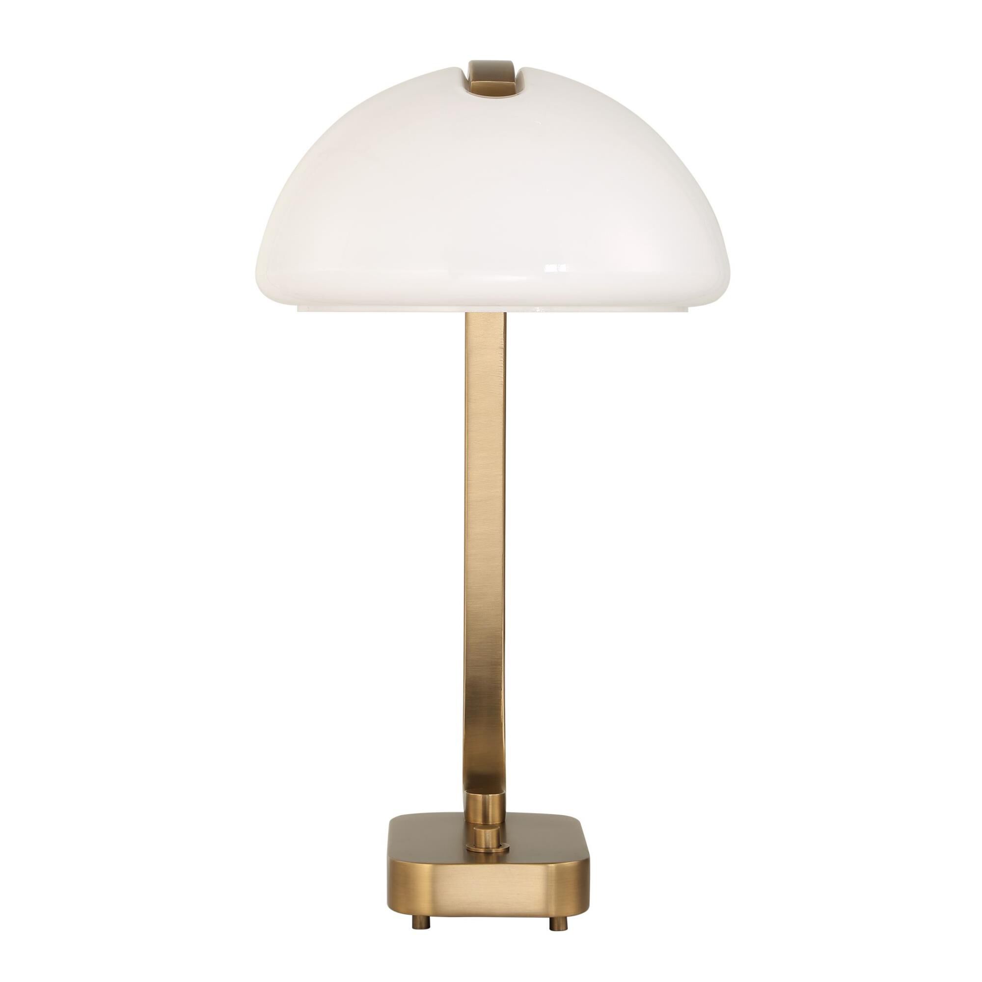Shown in Brass finish and Oval Hardback shade