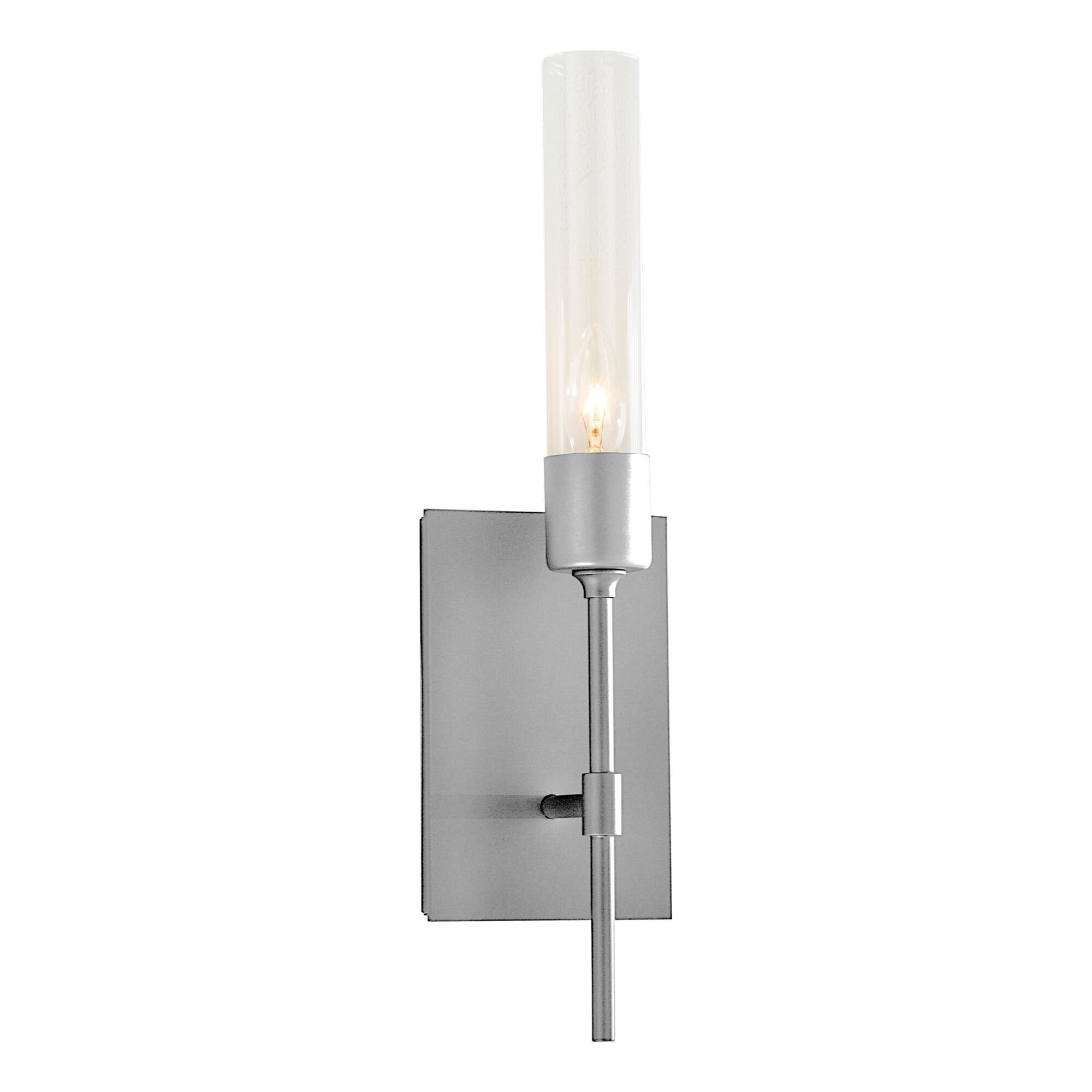 Shown in Sterling finish and Clear glass
