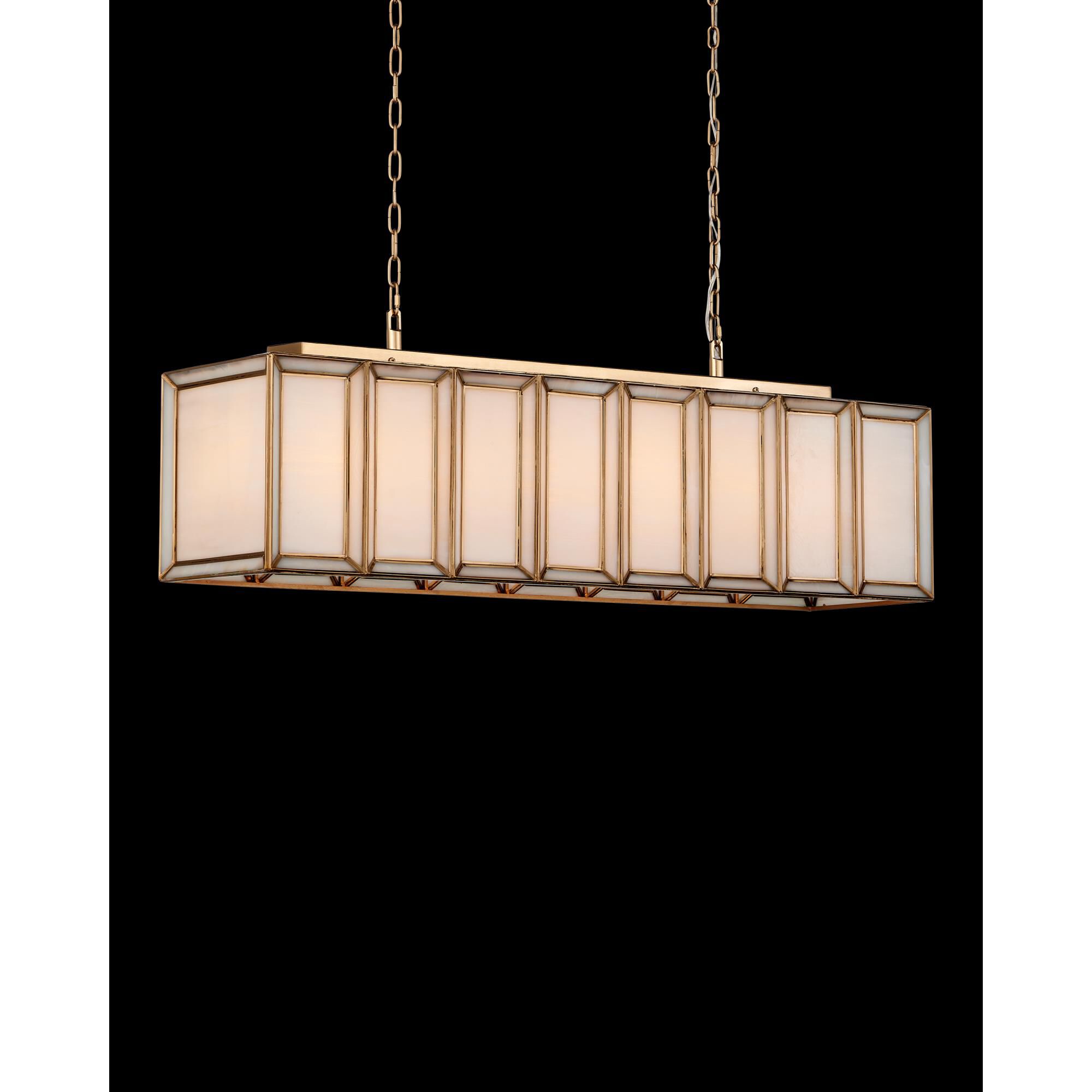 Daze 40 Inch Linear Suspension Light by Currey and Company