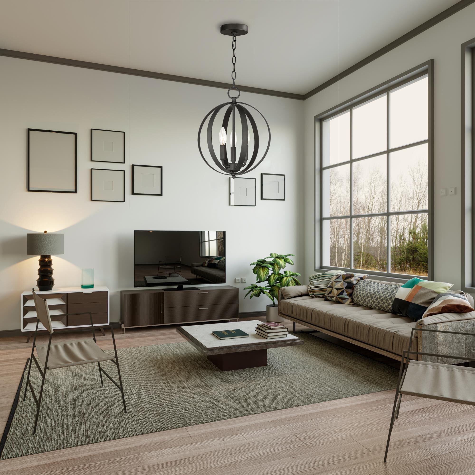 Shown in Black finish