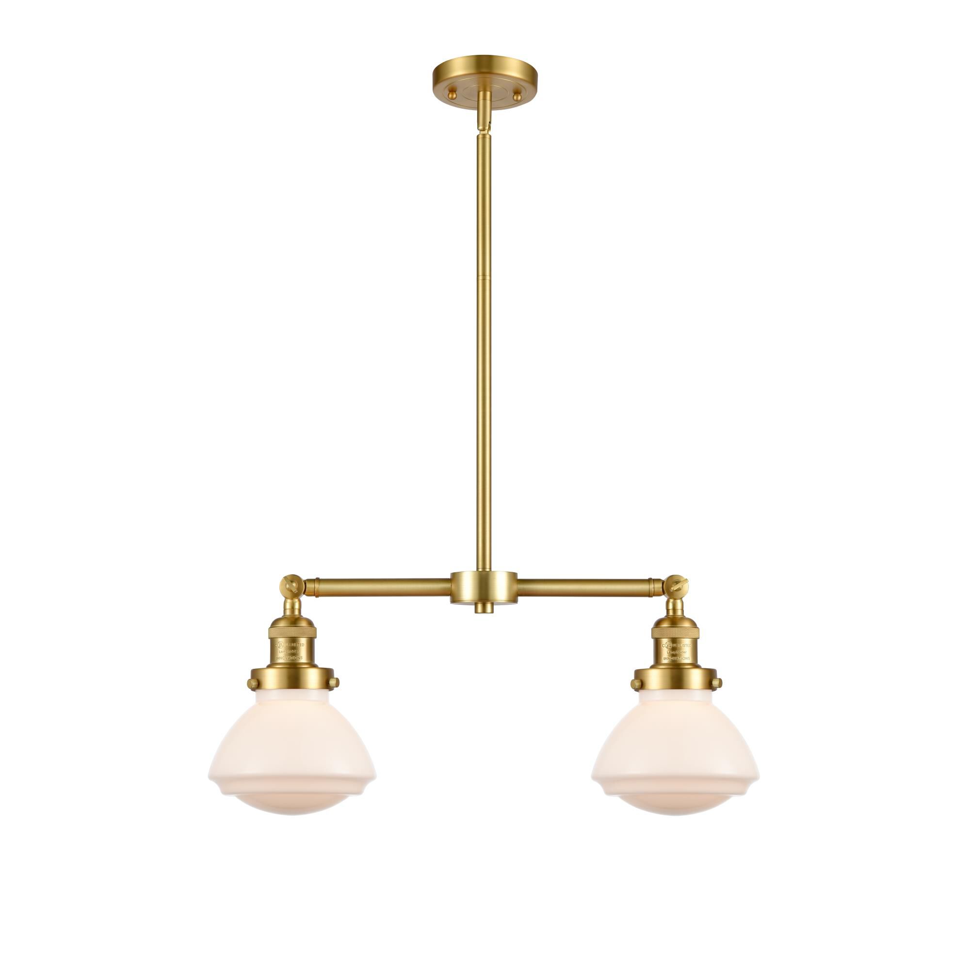 Bruno Marashlian Olean 21 Inch 2 Light Mini Chandelier by Innovations Lighting