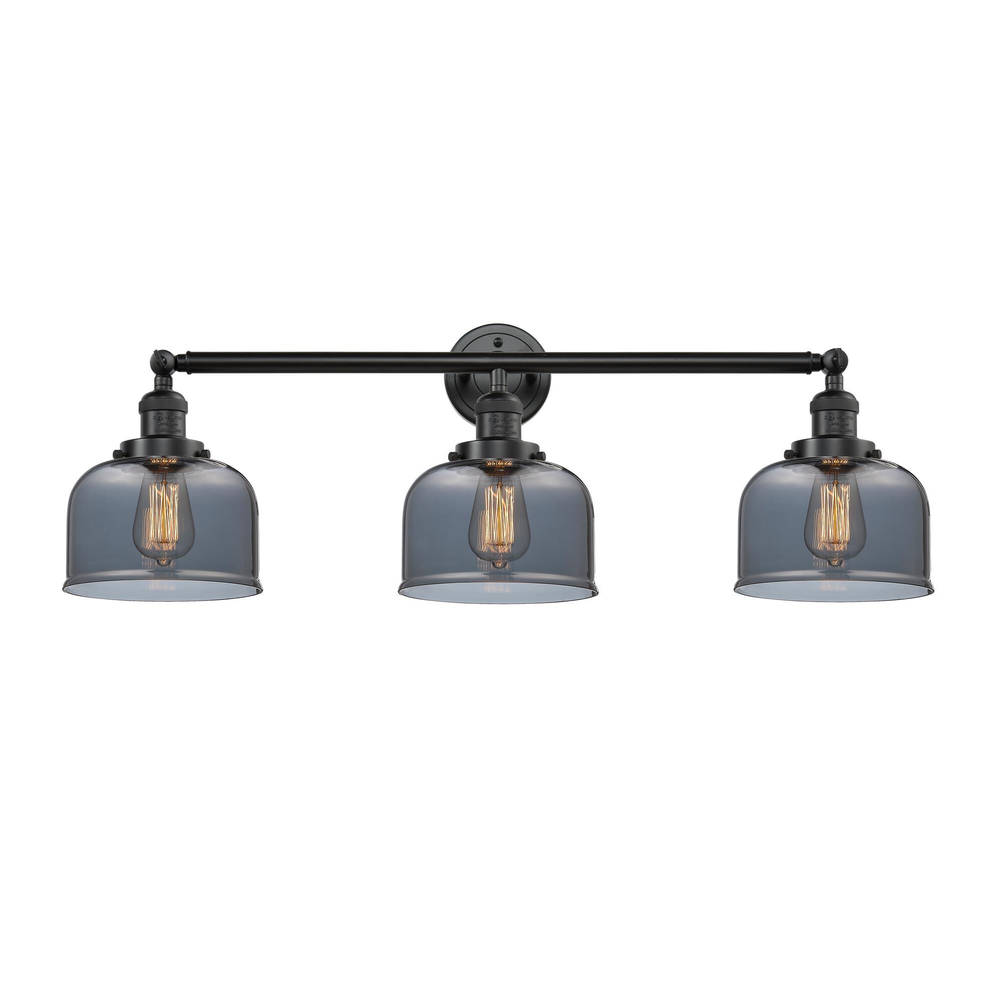 Shown in Oil Rubbed Bronze finish and Plated Smoked glass