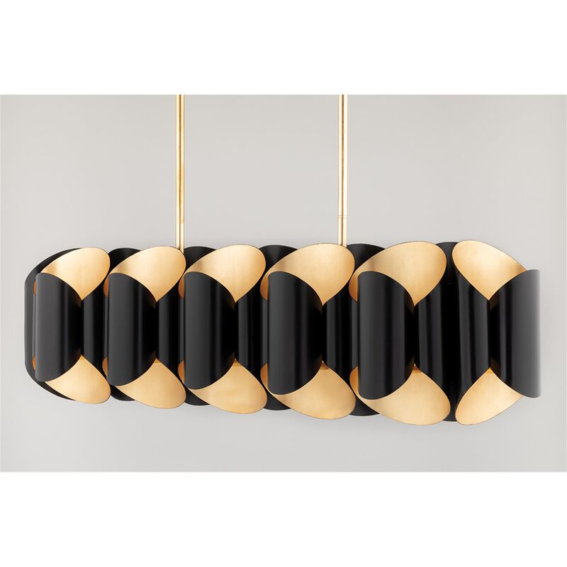 Banks Small Linear Chandelier by Hudson Valley Lighting