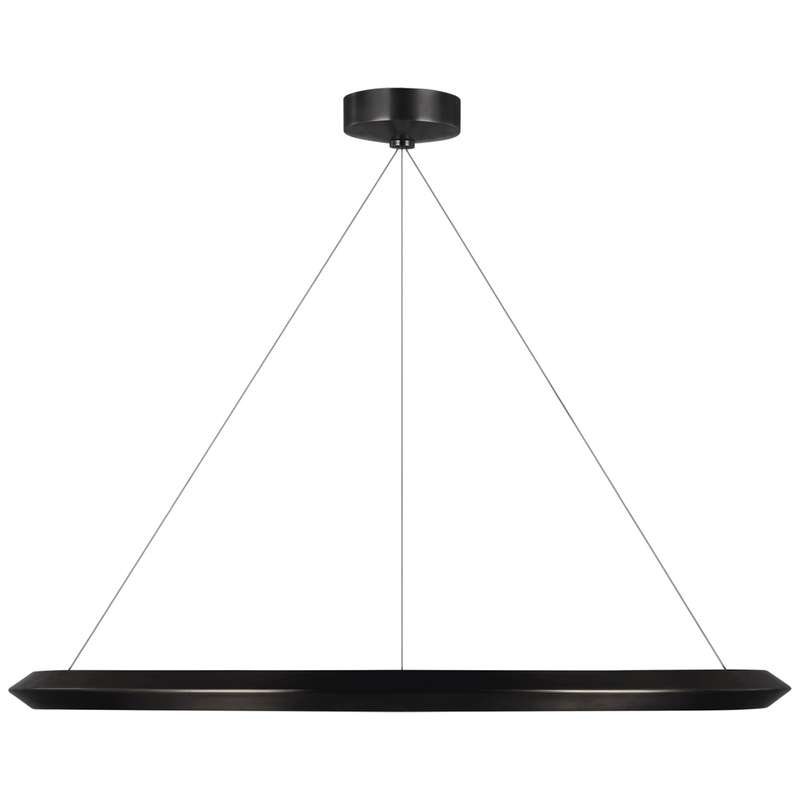 Visual Comfort Signature Collection Peter Bristol Racetrack 38 Inch LED Chandelier
