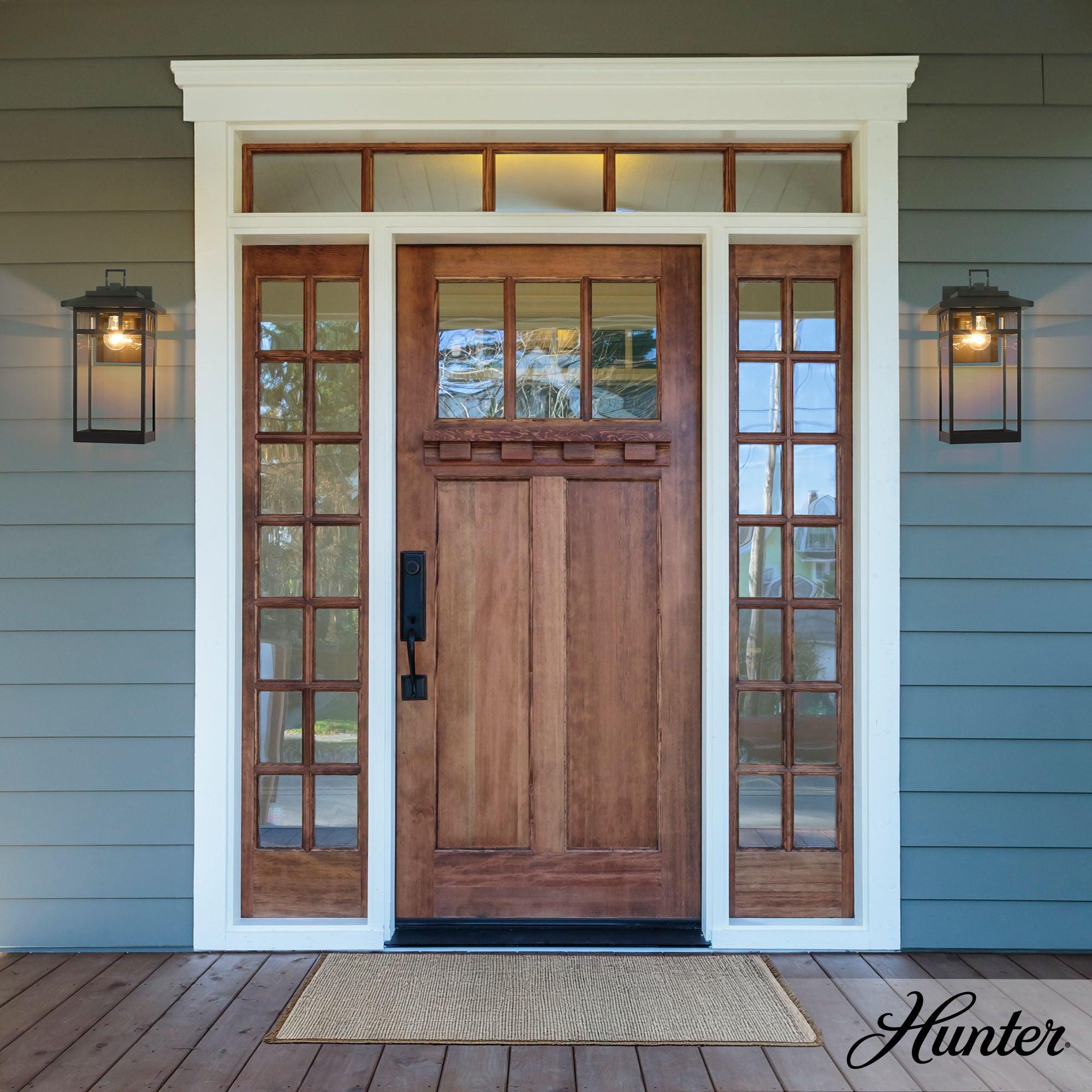 Yancy House 17 Inch Outdoor Wall Light,