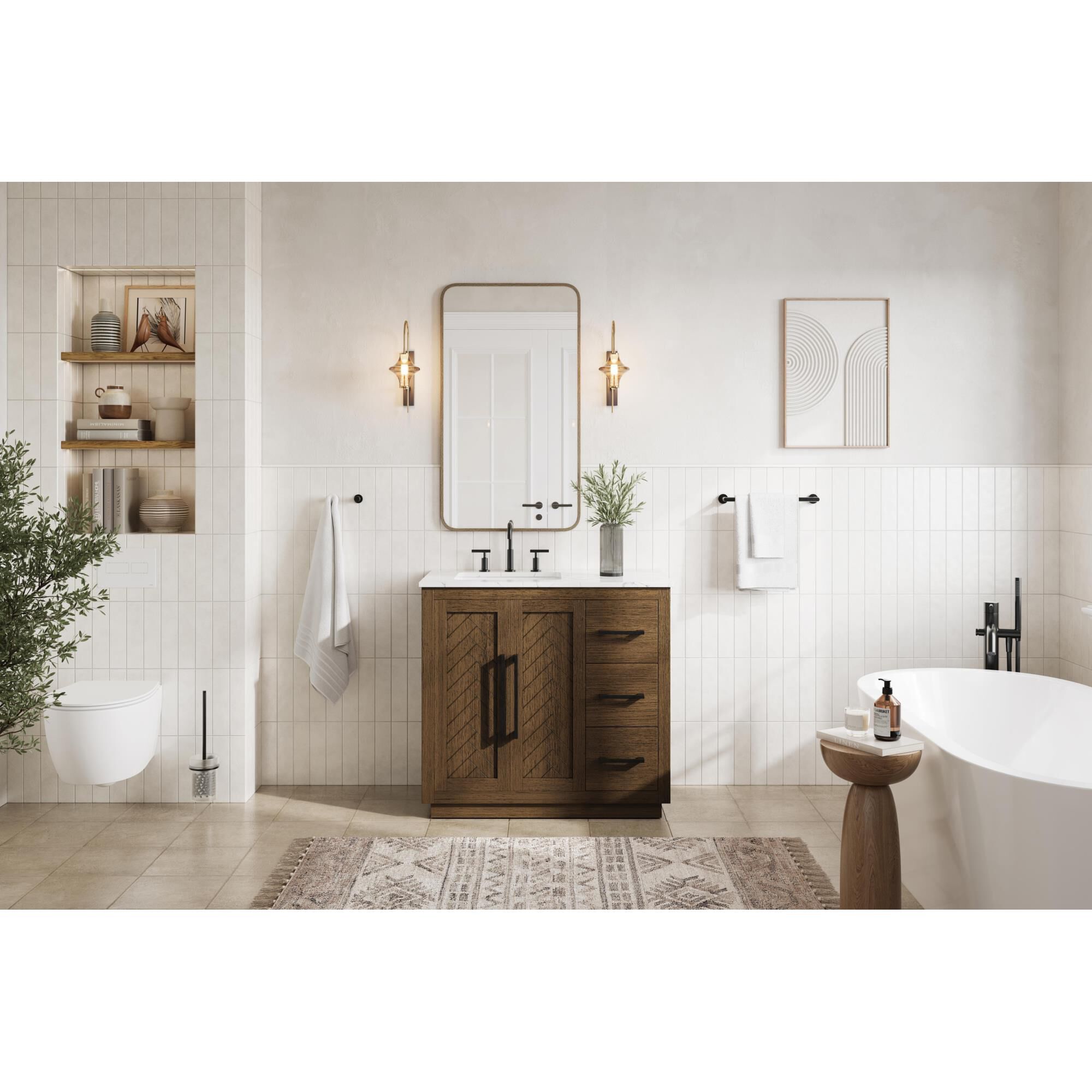 Chase 36 Inch Bath Vanity by Elegant Dcor
