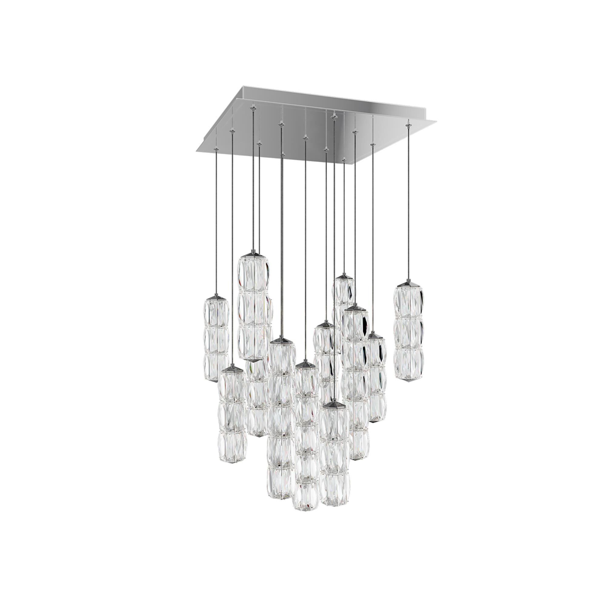 Shown in Stainless Steel finish and Clear Radiance crystal