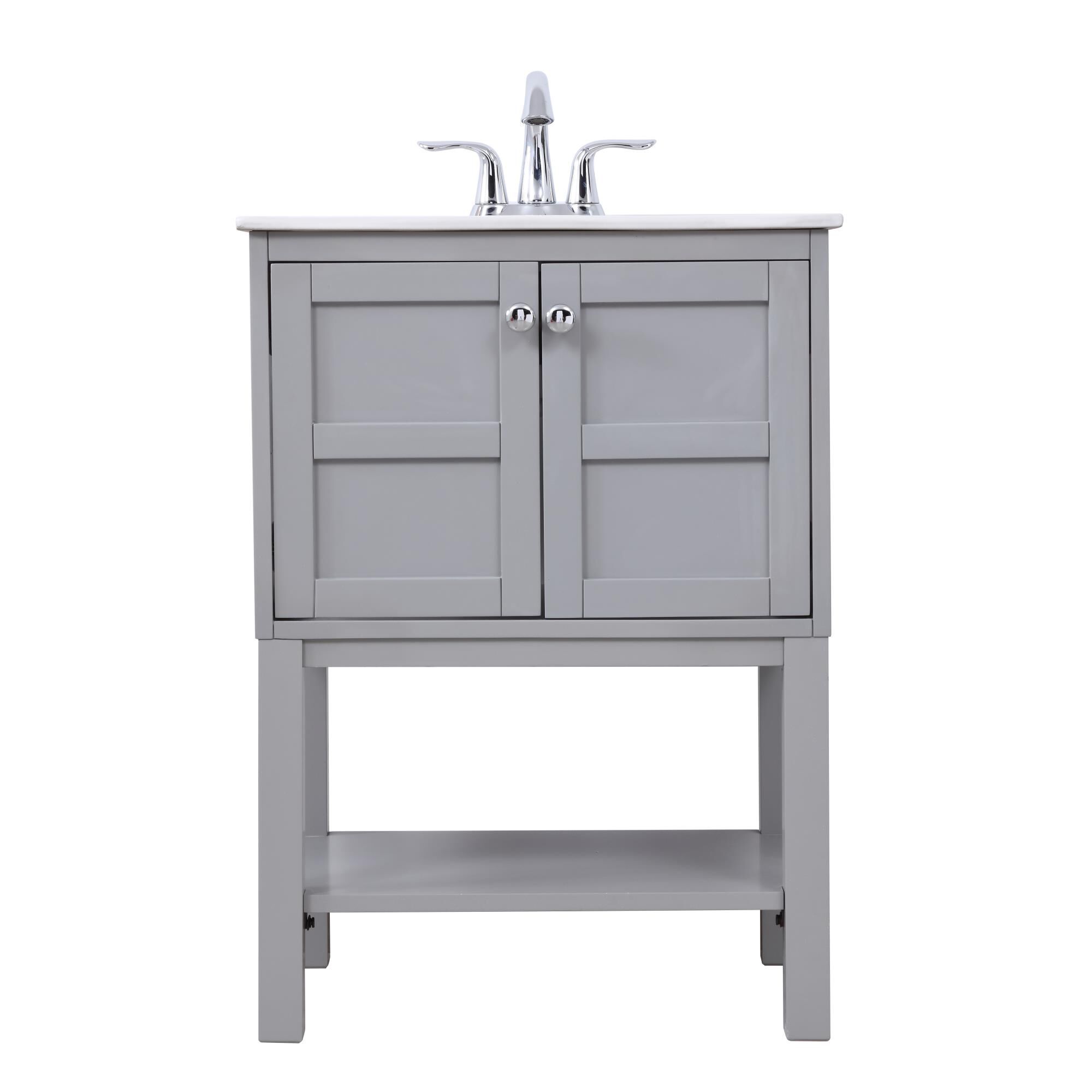 Shown in Grey finish