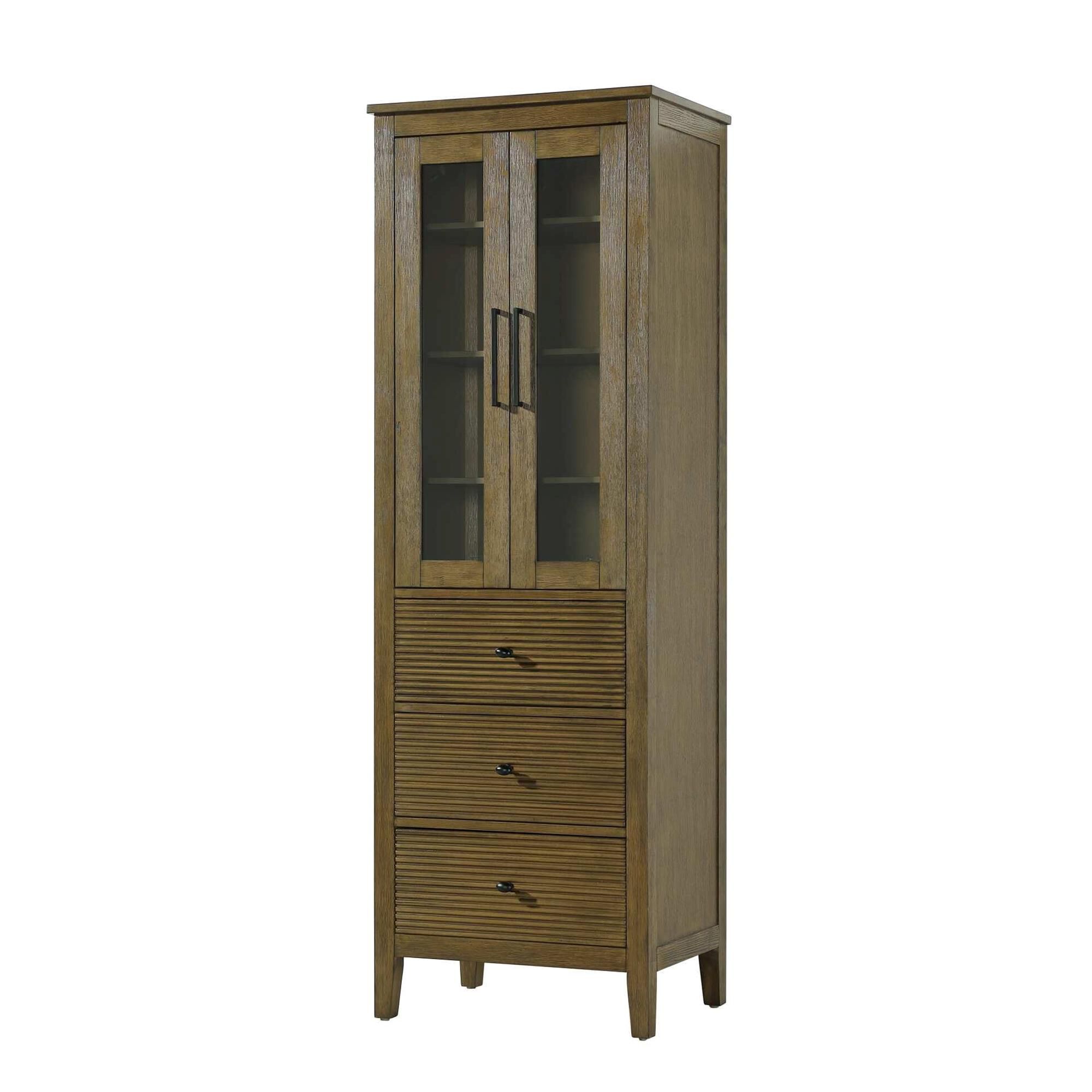 Shown in Hazel Oak finish