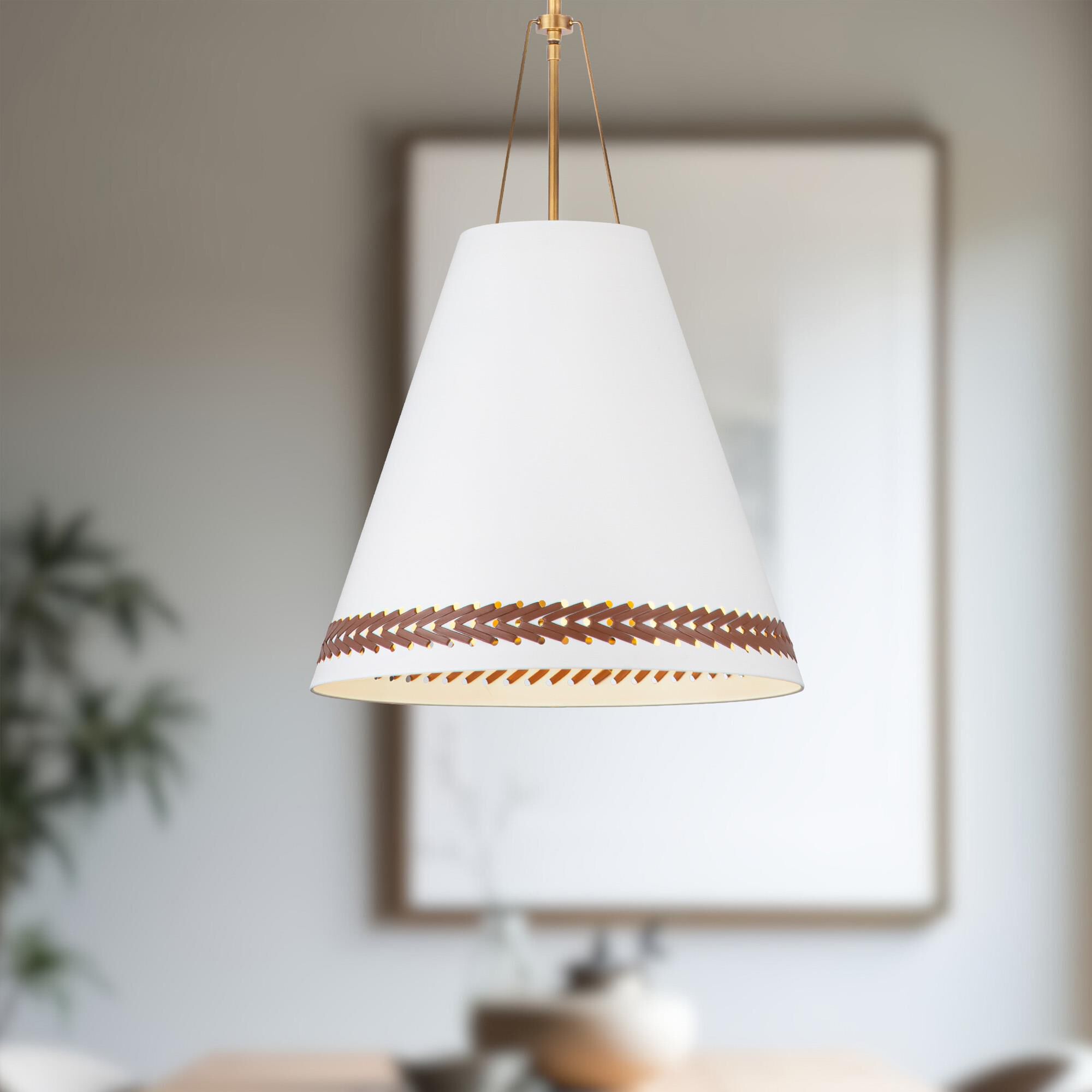 Alan Pepin Brickell Large Pendant by Alora Lighting