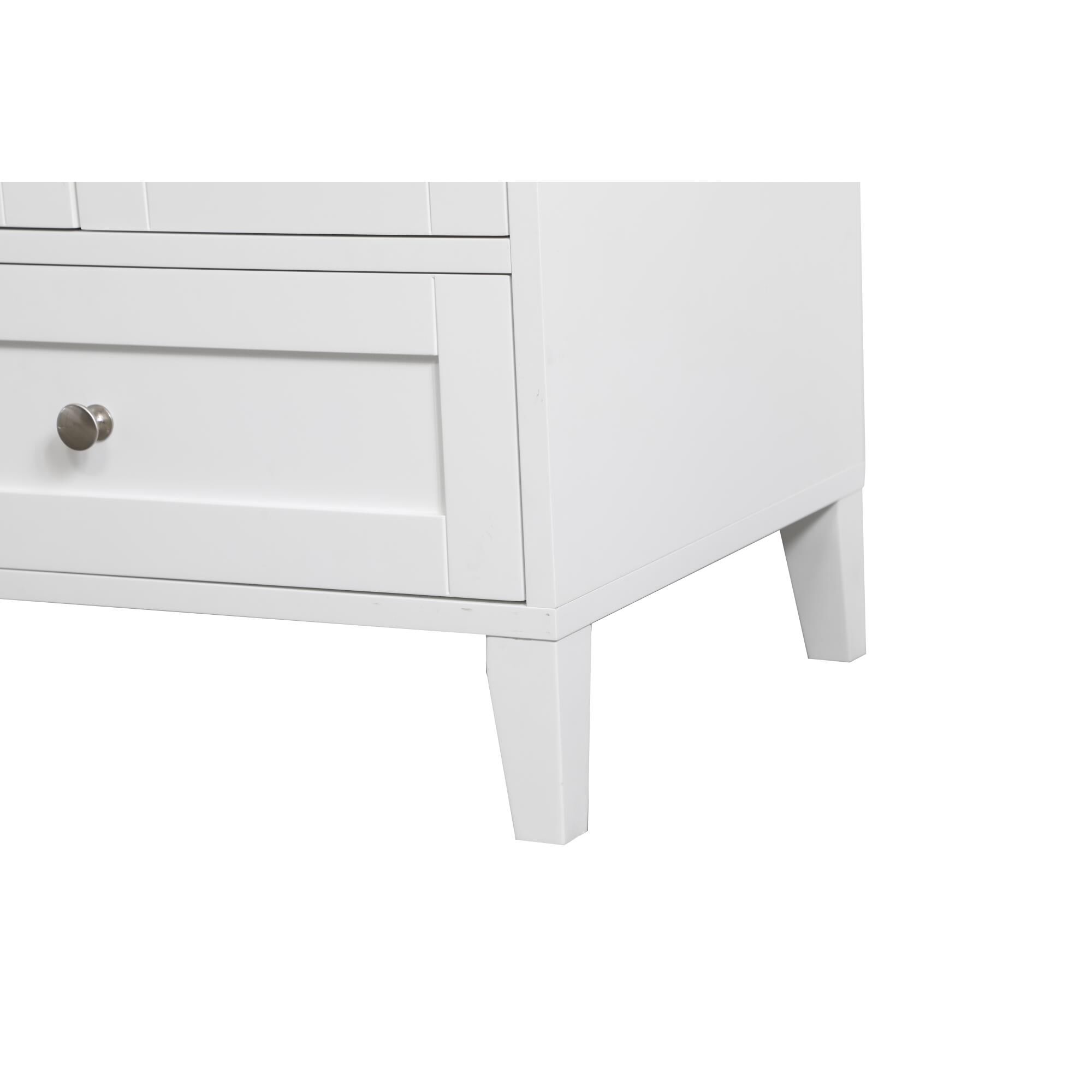 Shown in White finish