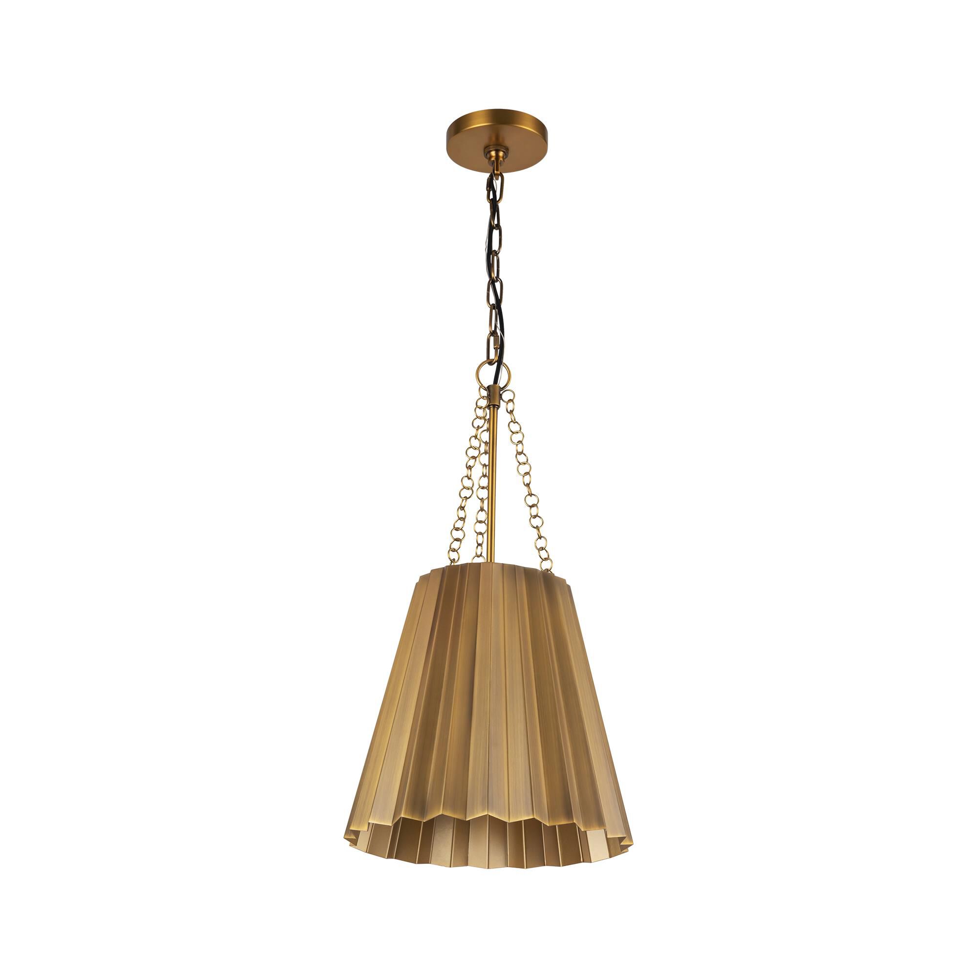 Plisse 21 Inch Pendant Light,