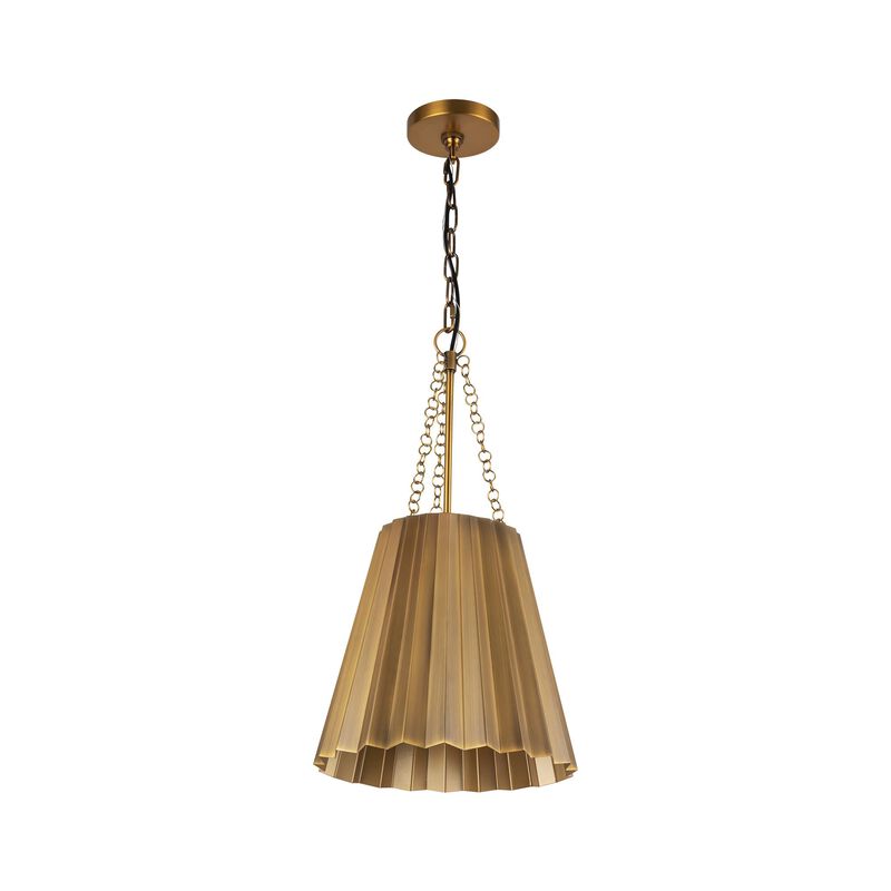 Plisse 21 Inch Pendant Light by Alora Mood