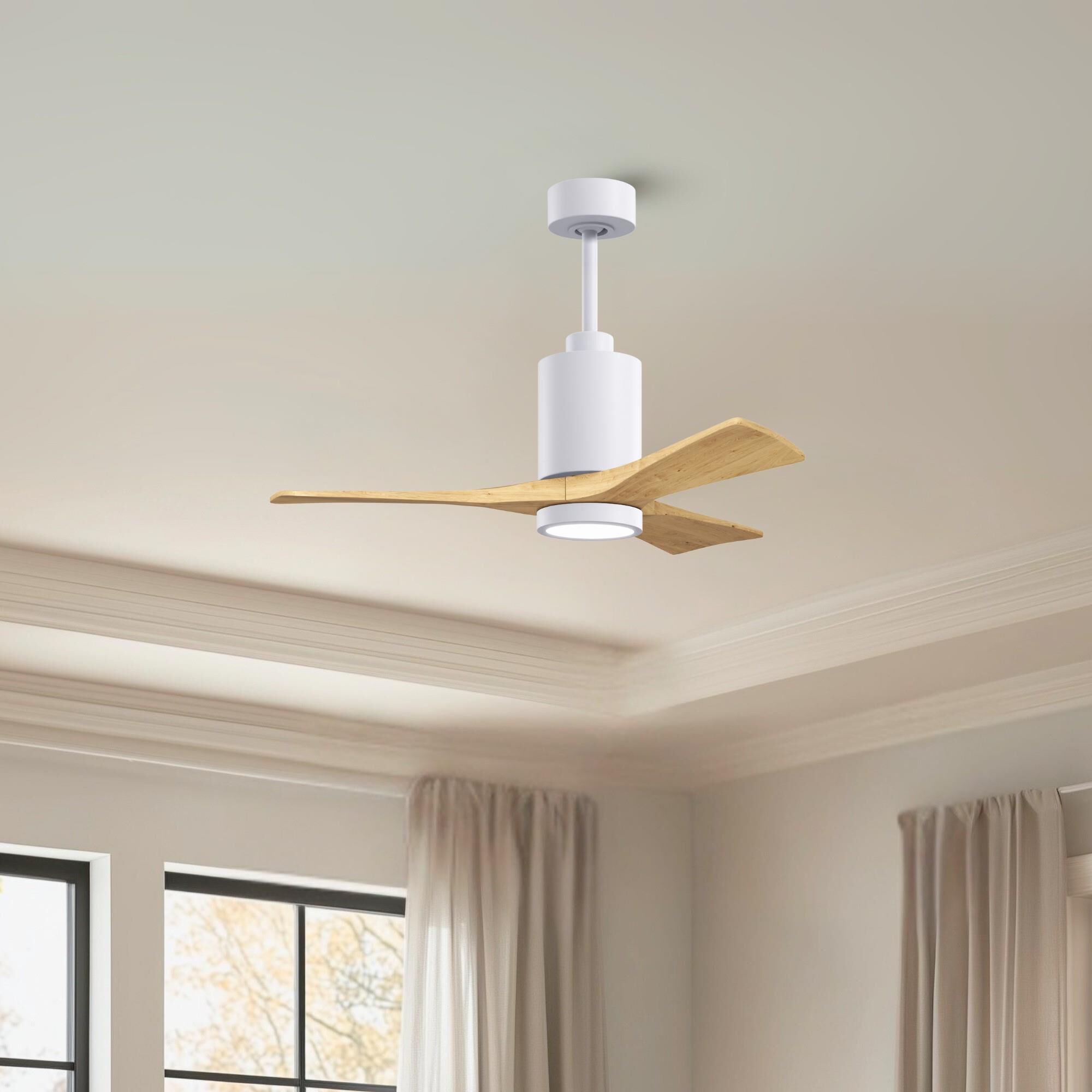 Patricia 42 Inch Ceiling Fan with Light Kit by Matthews Fan Company