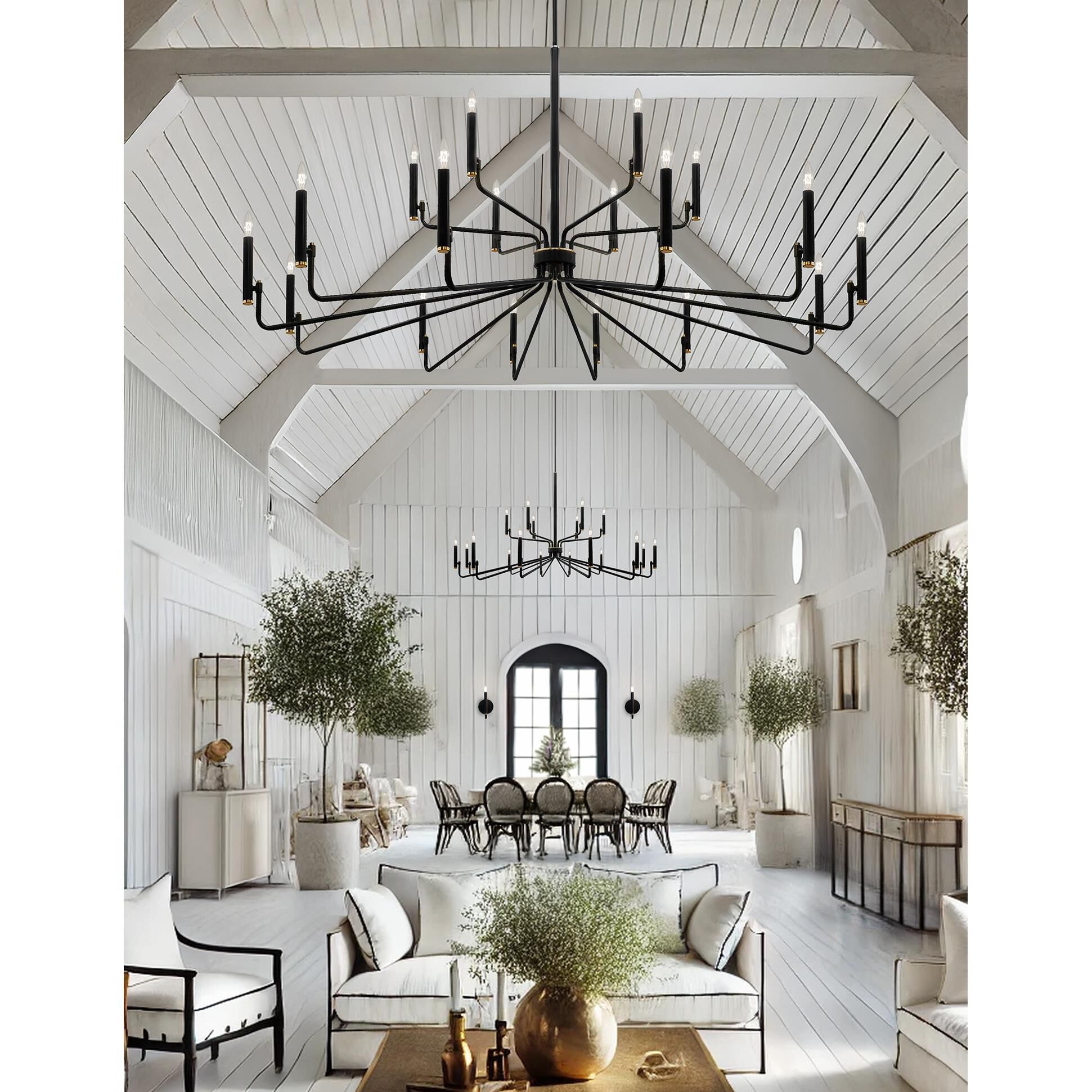 Bedford 57 Inch Chandelier by Justice Design Group