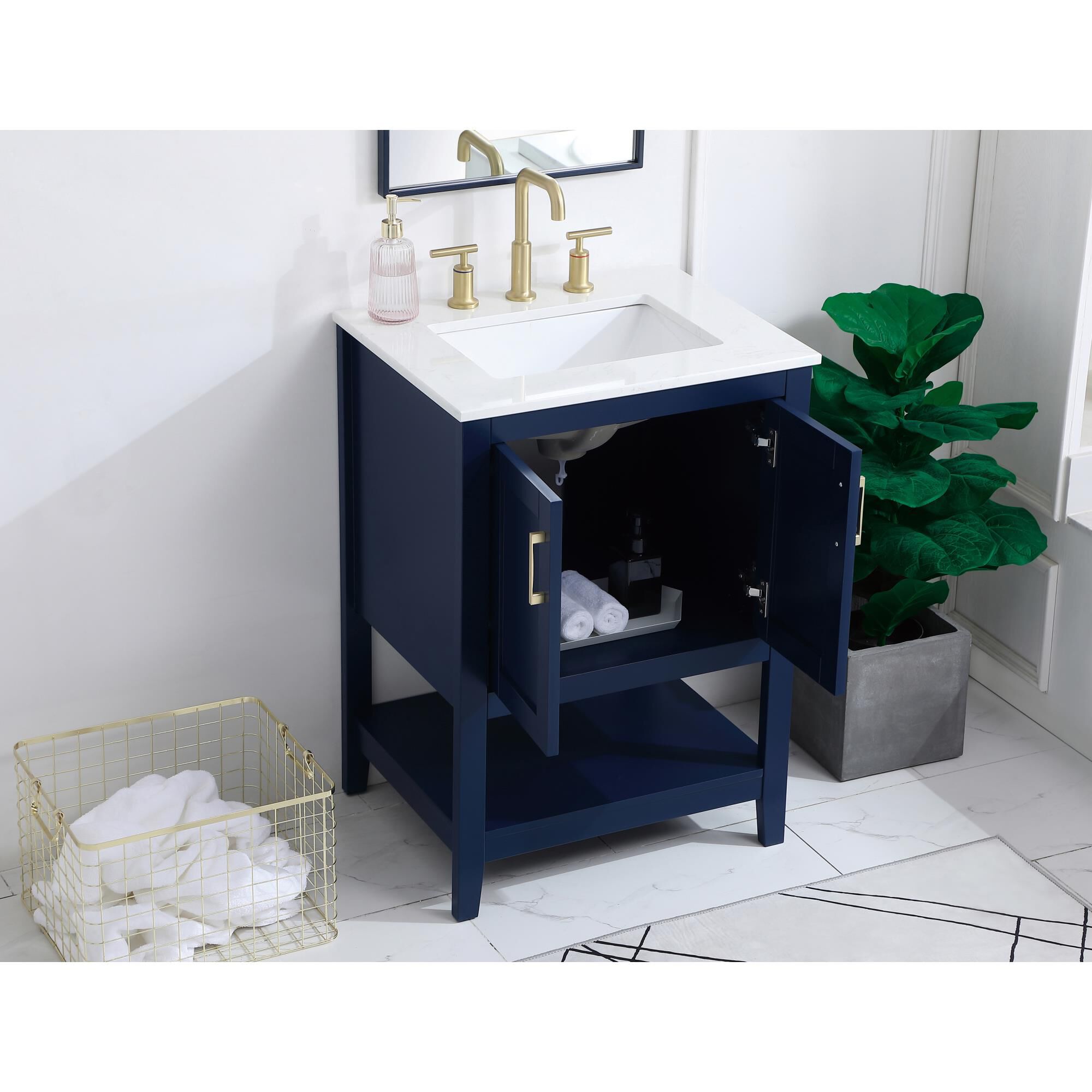 Aubrey Bath Vanity by Elegant Decor
