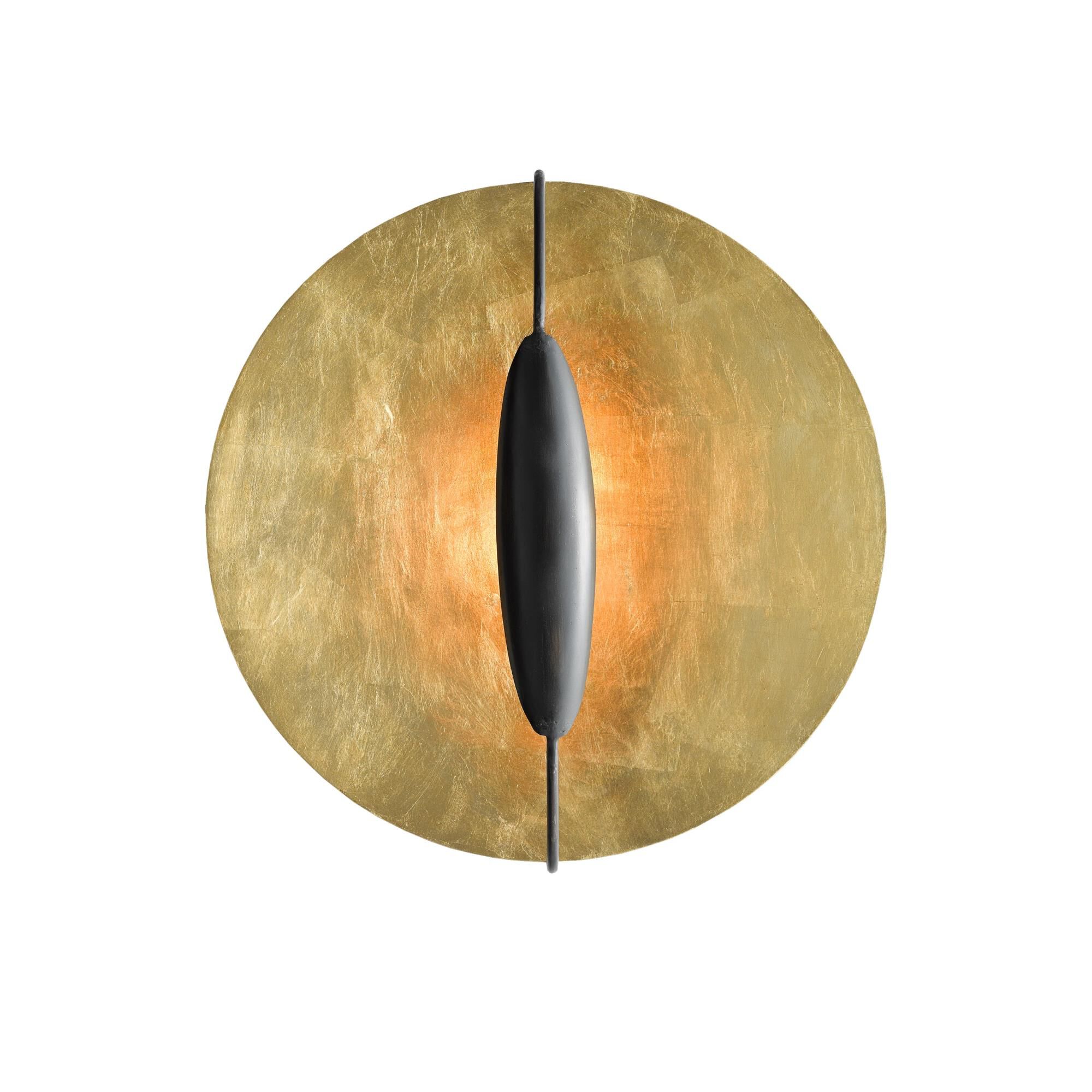 Shown in Contemporary Gold Leaf - Painted Contemporary Gold - French Black finish