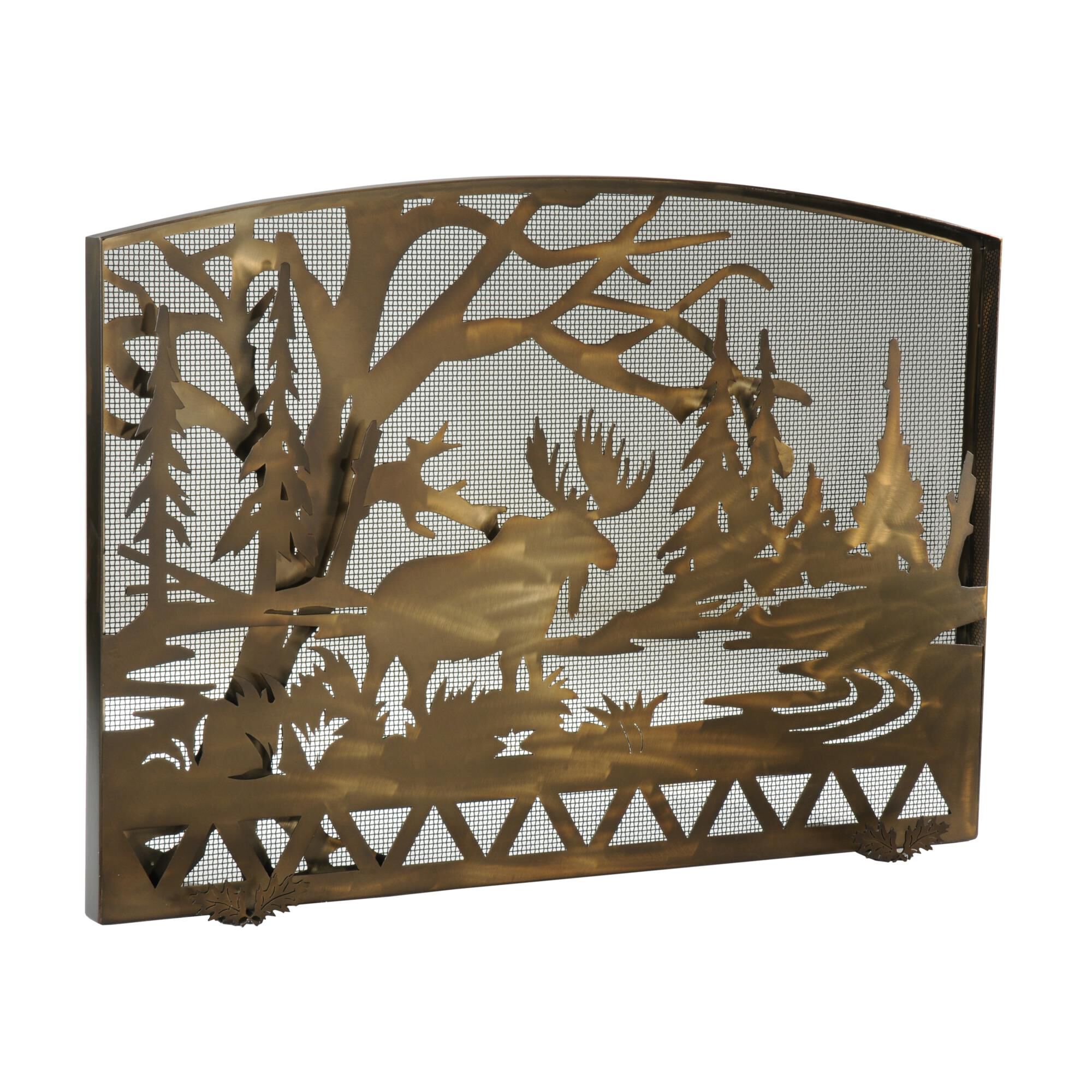 Moose Creek Fireplace Screen by Meyda Lighting