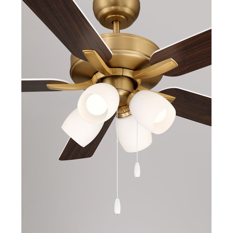 52 Inch Ceiling Fan with Light Kit by Meridian Lighting