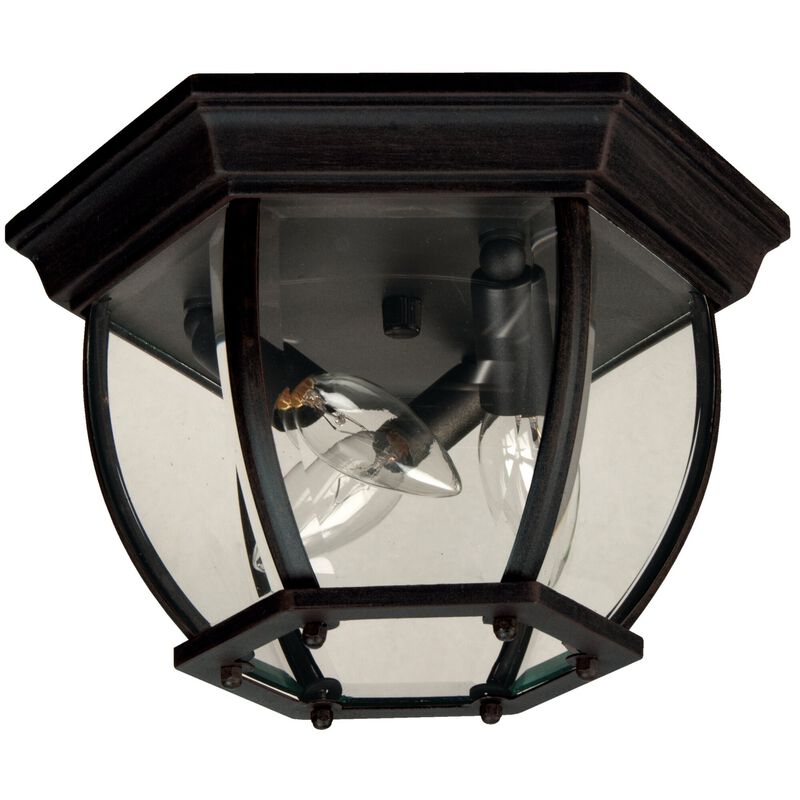 Bent Glass 11 Inch Outdoor Flush Mount by Craftmade