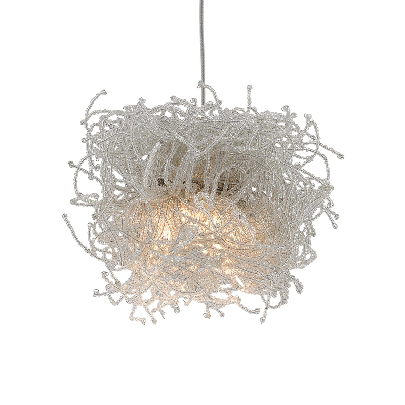 Birds Nest 15 Light Multi Light Pendant by Currey & Company