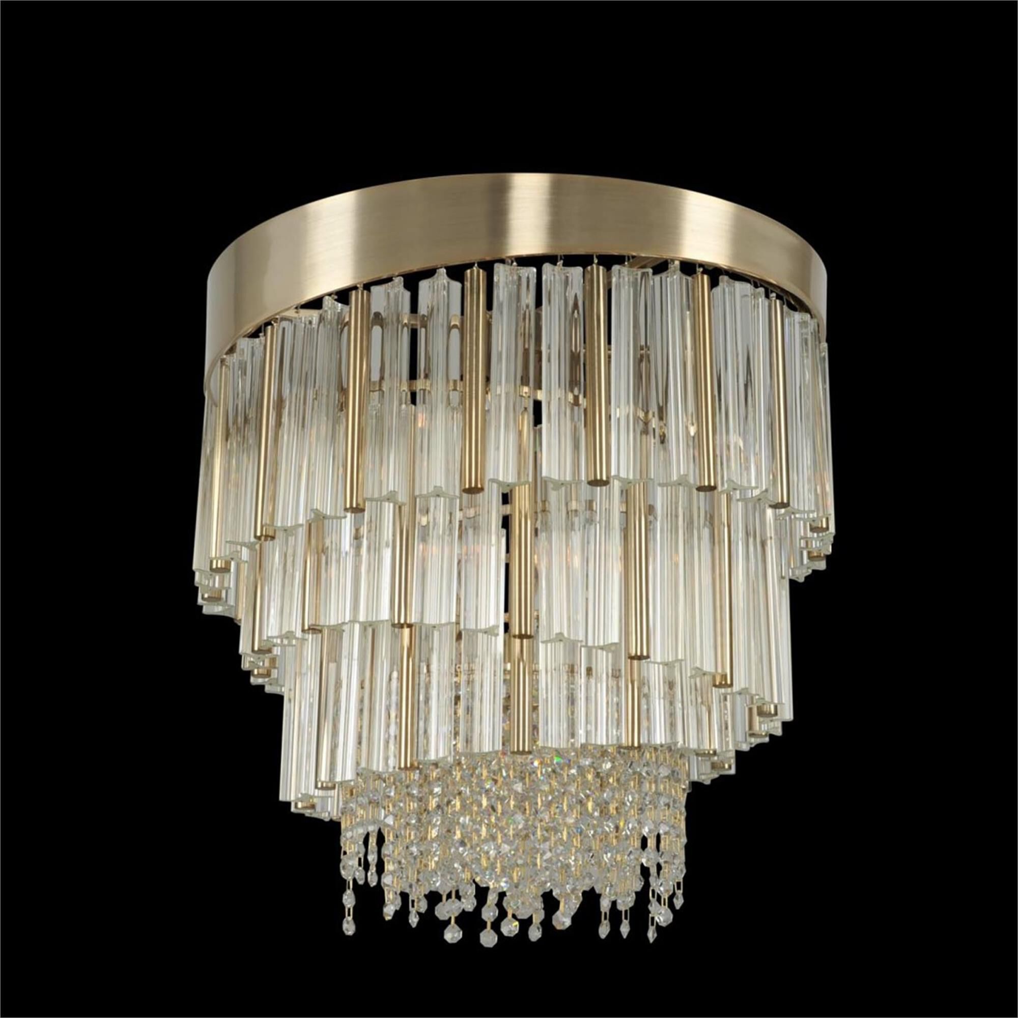 Espirali 20 Inch 6 Light Flush Mount,